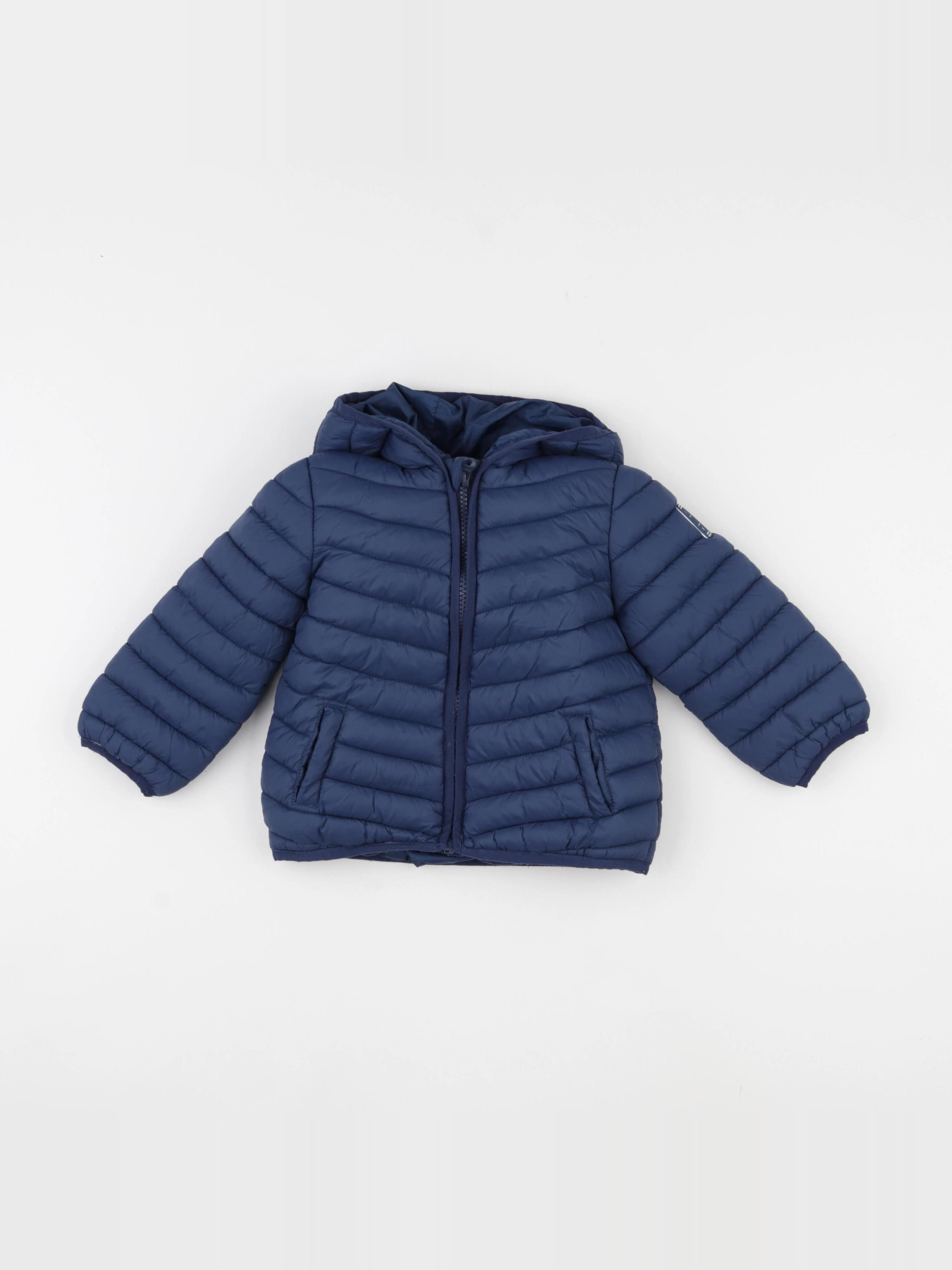 Vertbaudet - doudoune bleu - 2 ans