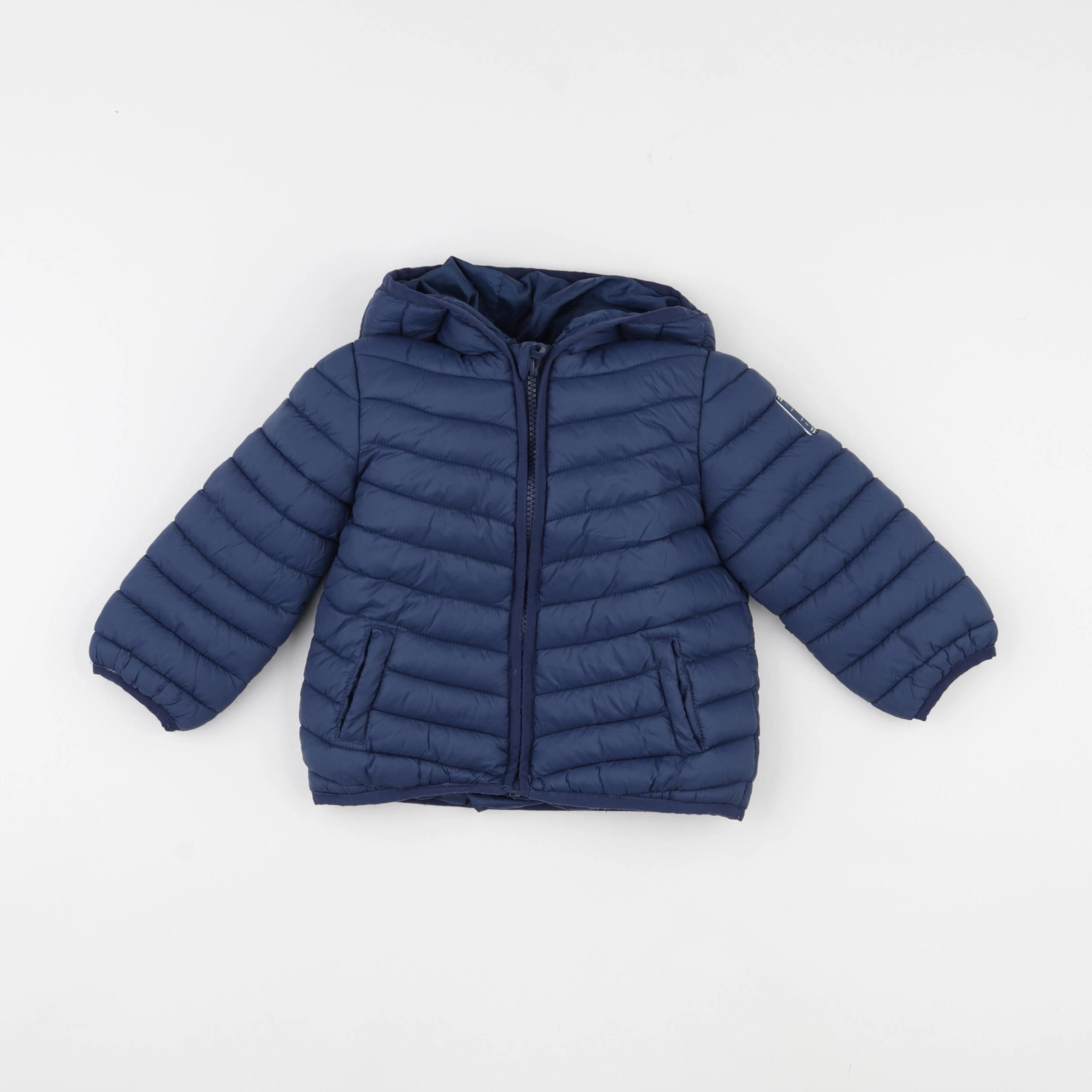 Vertbaudet - doudoune bleu - 2 ans