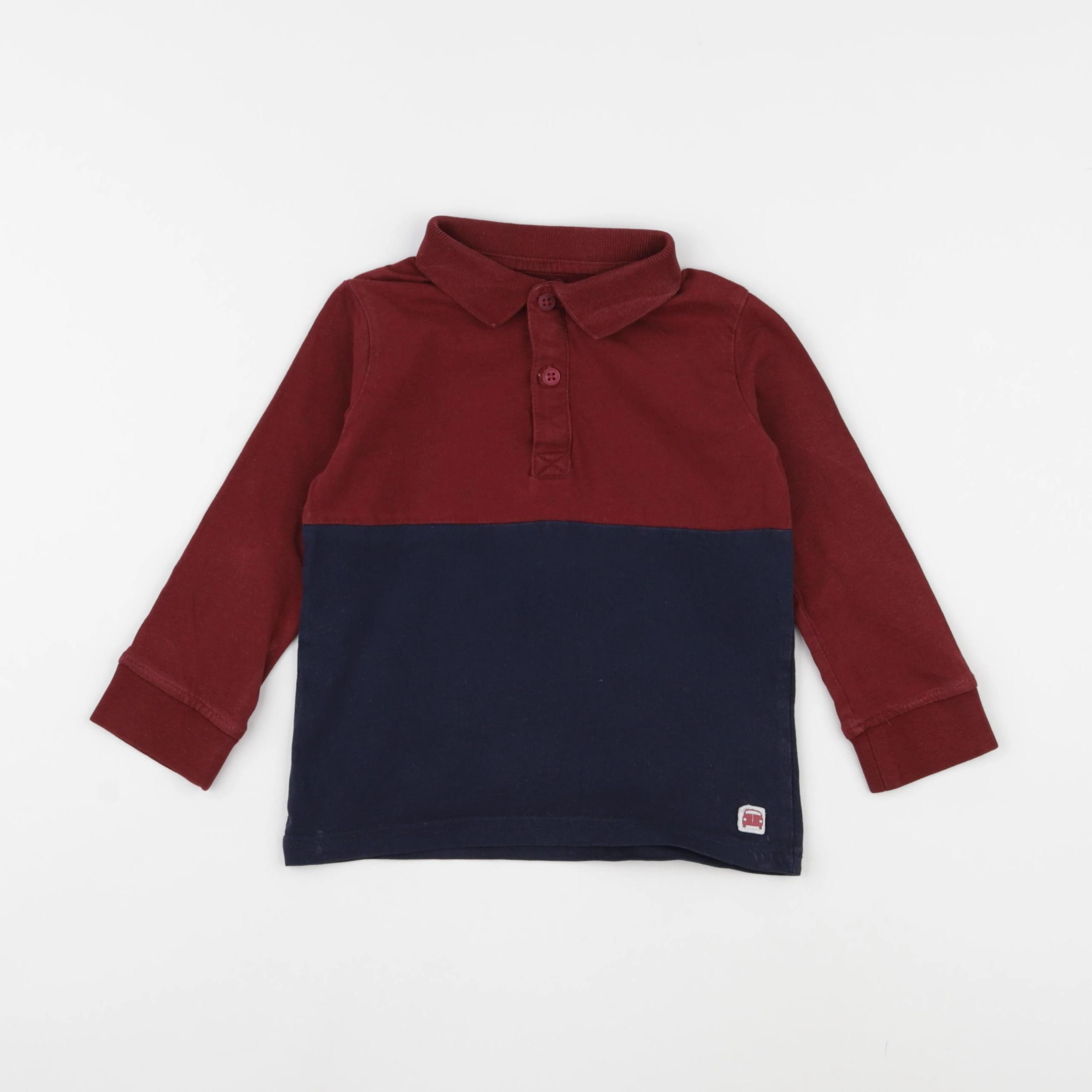 Vertbaudet - tee-shirt bleu, rouge - 3 ans