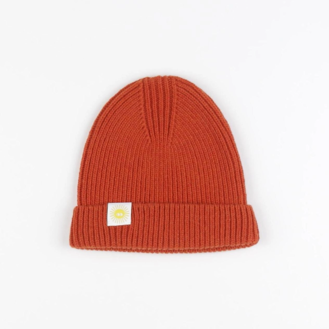 Thinking Mu  - Bonnet laine COCO orange - 4/6 ans