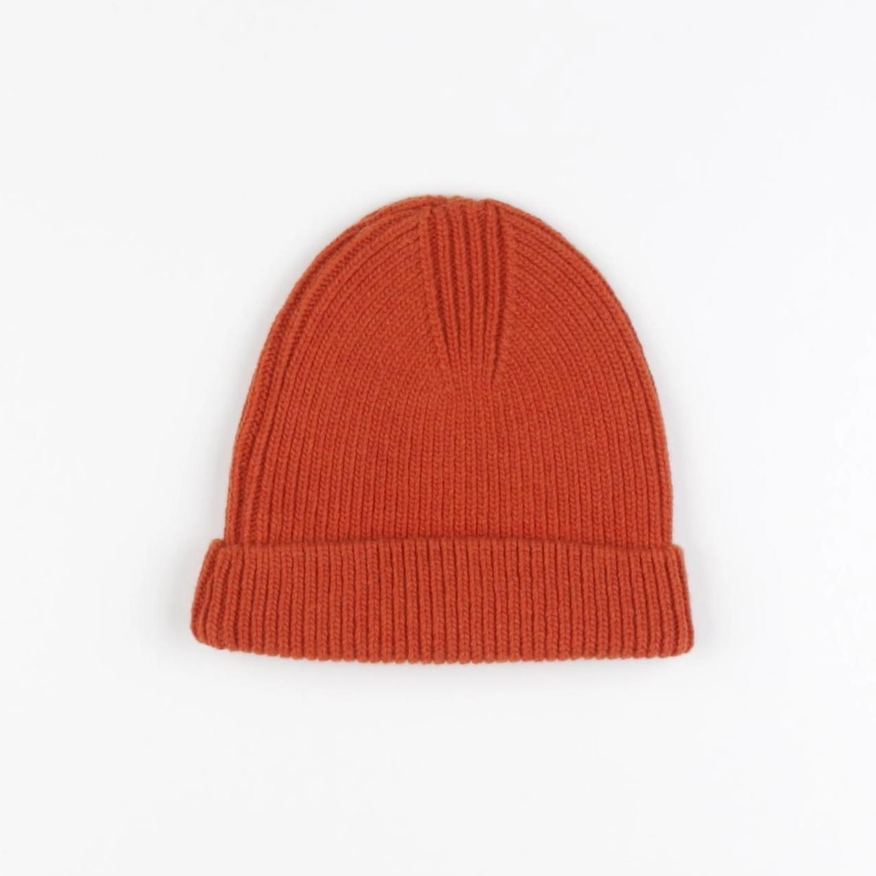 Thinking Mu  - Bonnet laine COCO orange - 4/6 ans