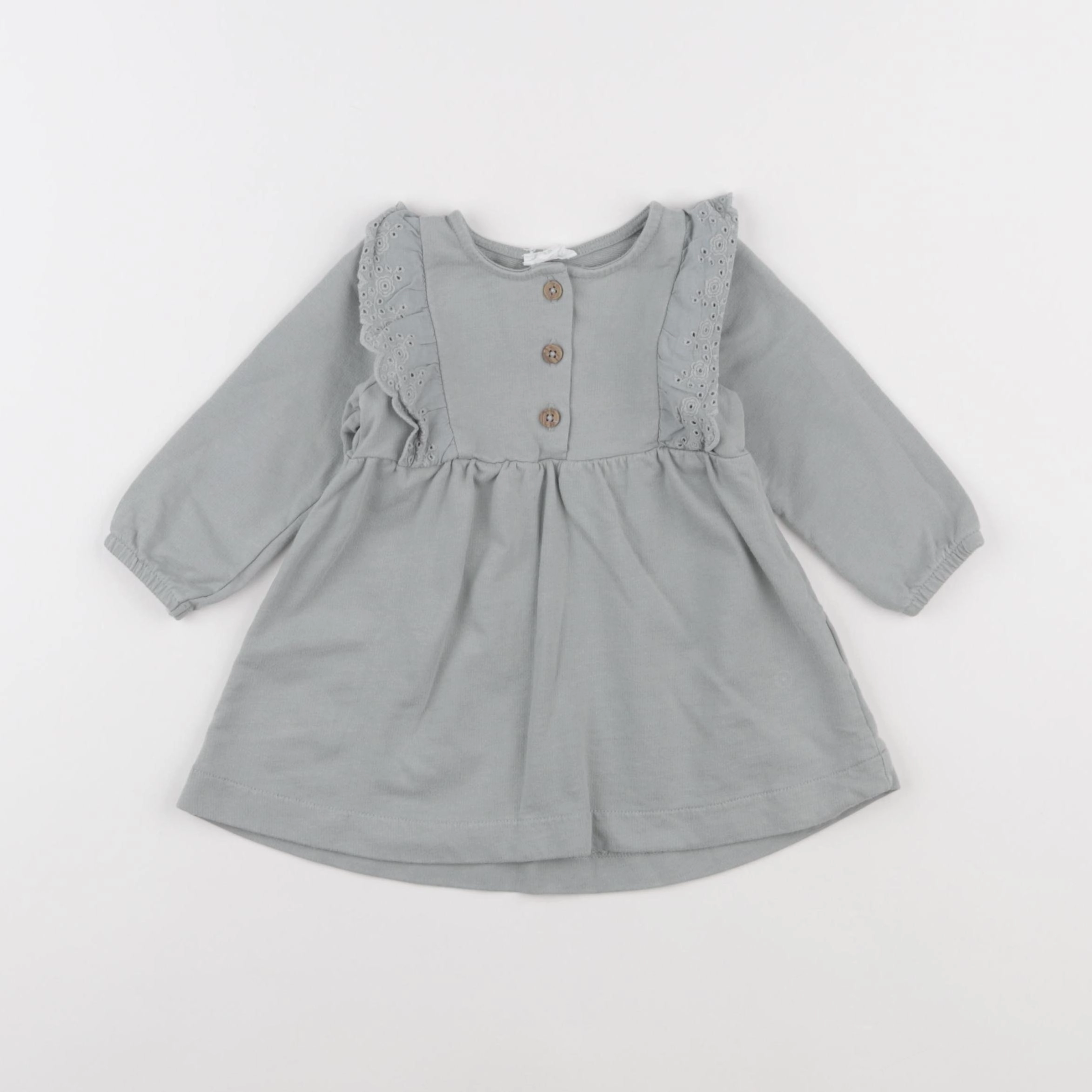 Vertbaudet - robe vert - 6 mois