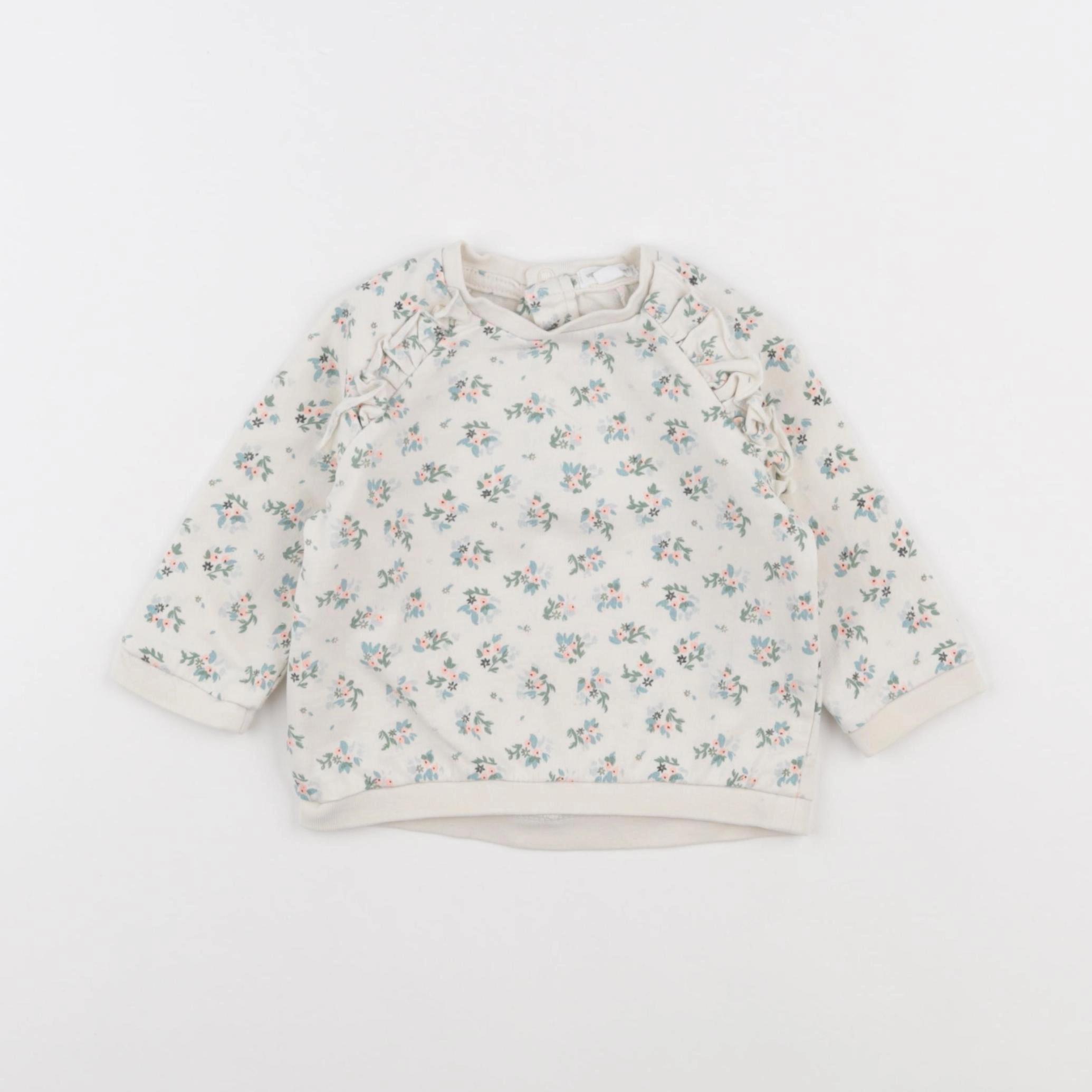 Vertbaudet - sweat multicolore - 6 mois