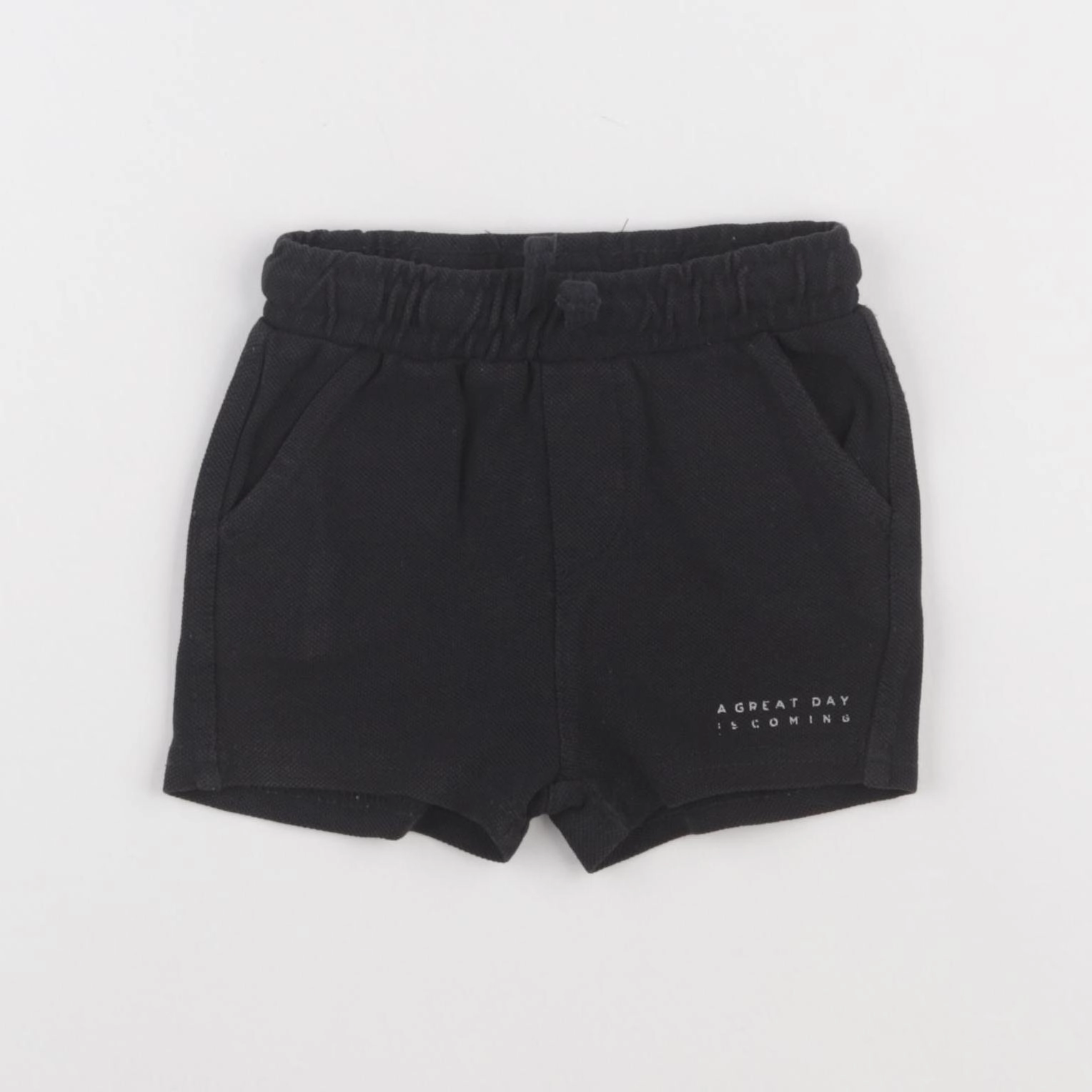 Zara - short noir - 6/9 mois