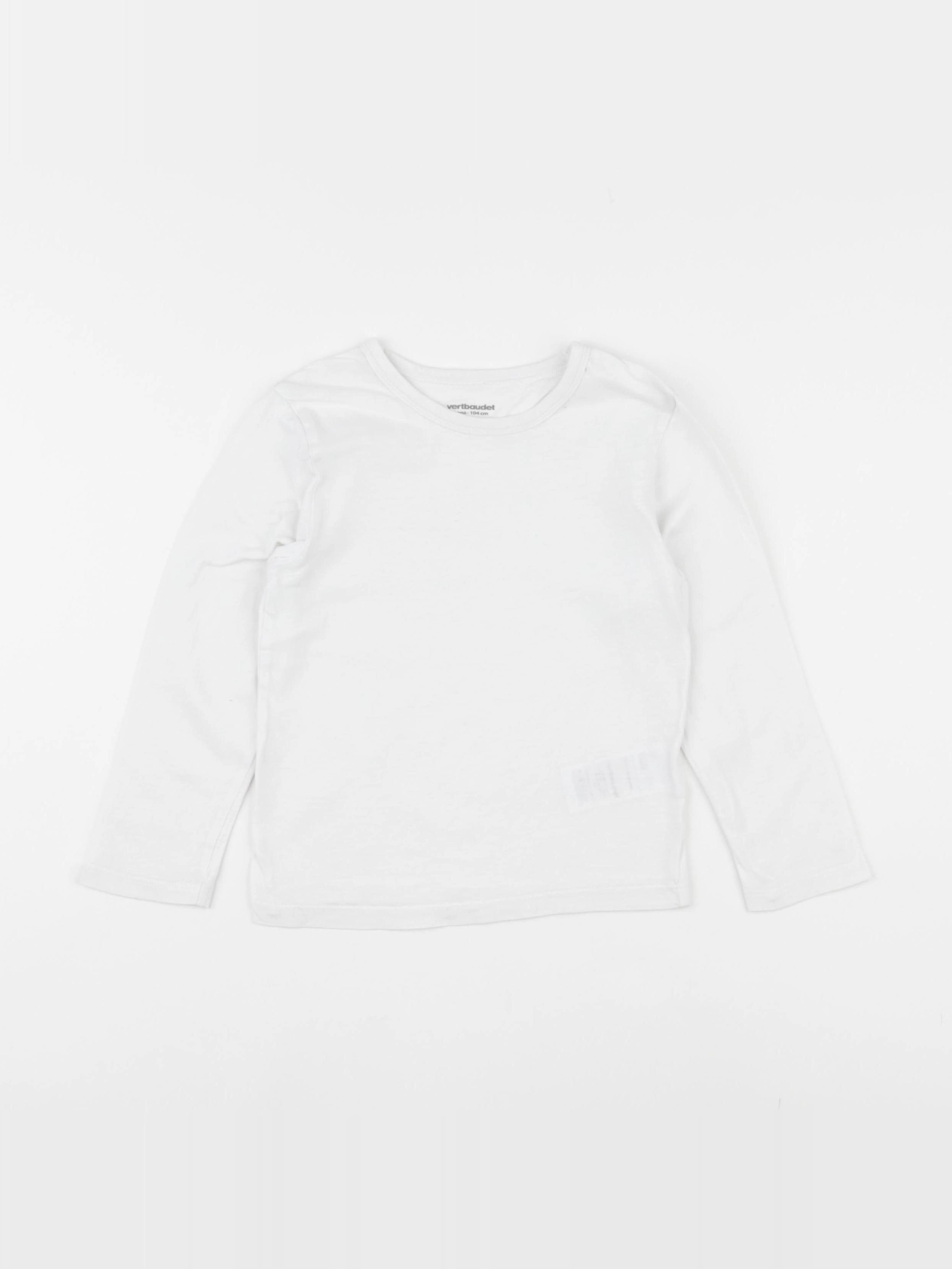 Vertbaudet - maillot de corps blanc - 4 ans