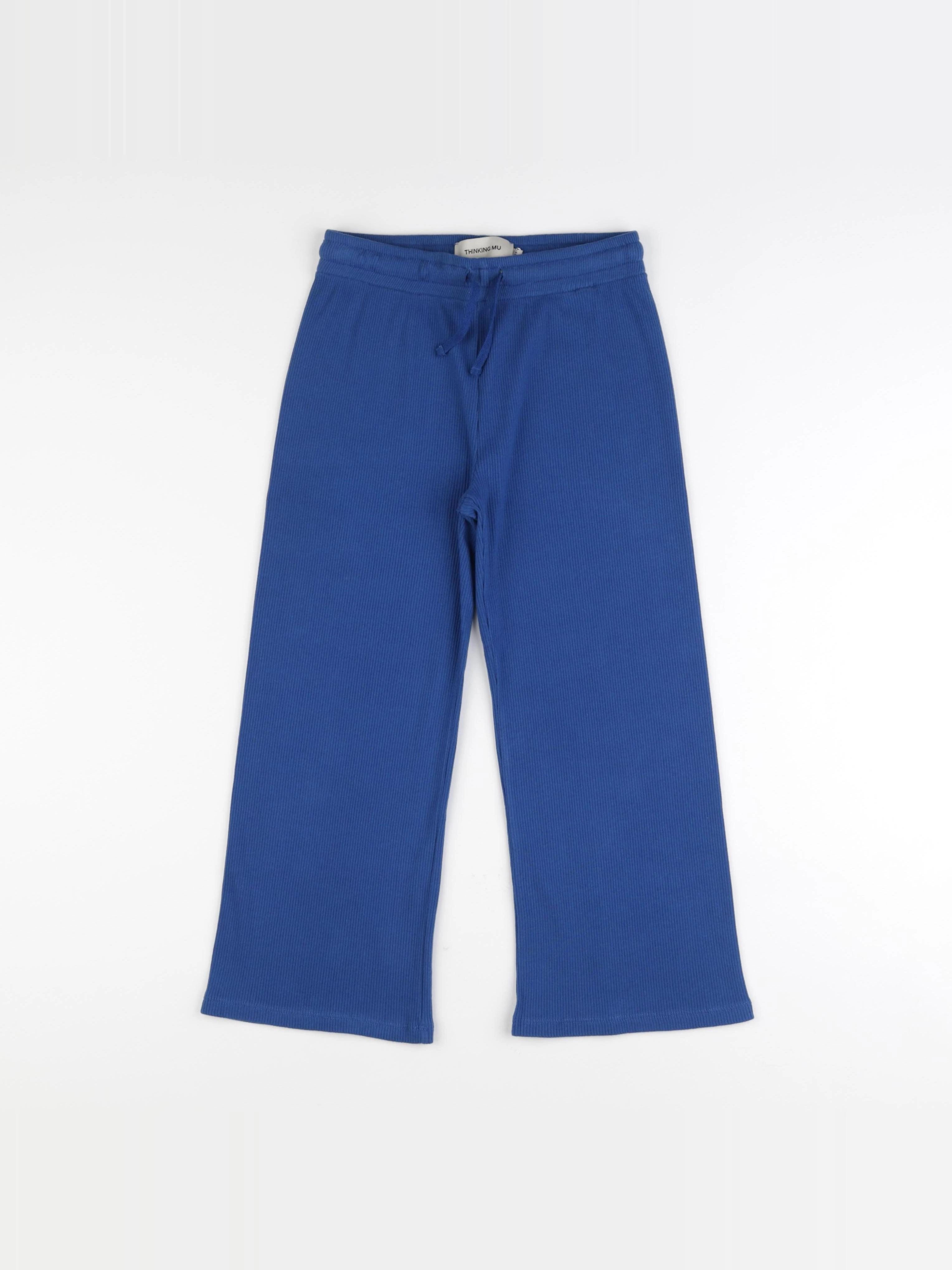 Thinking Mu  - Pantalon ATENEA bleu - 8 ans