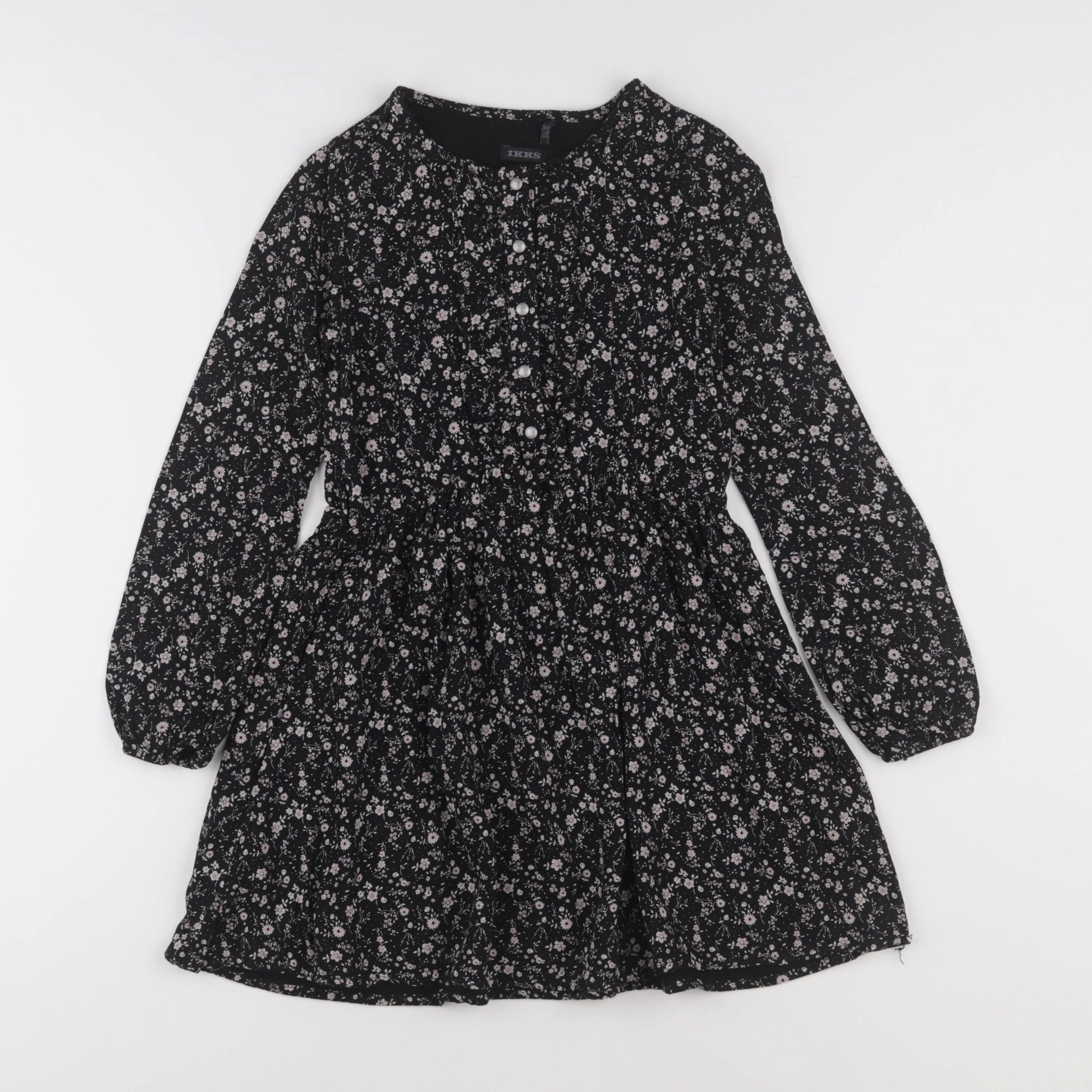 IKKS - robe noir - 8 ans
