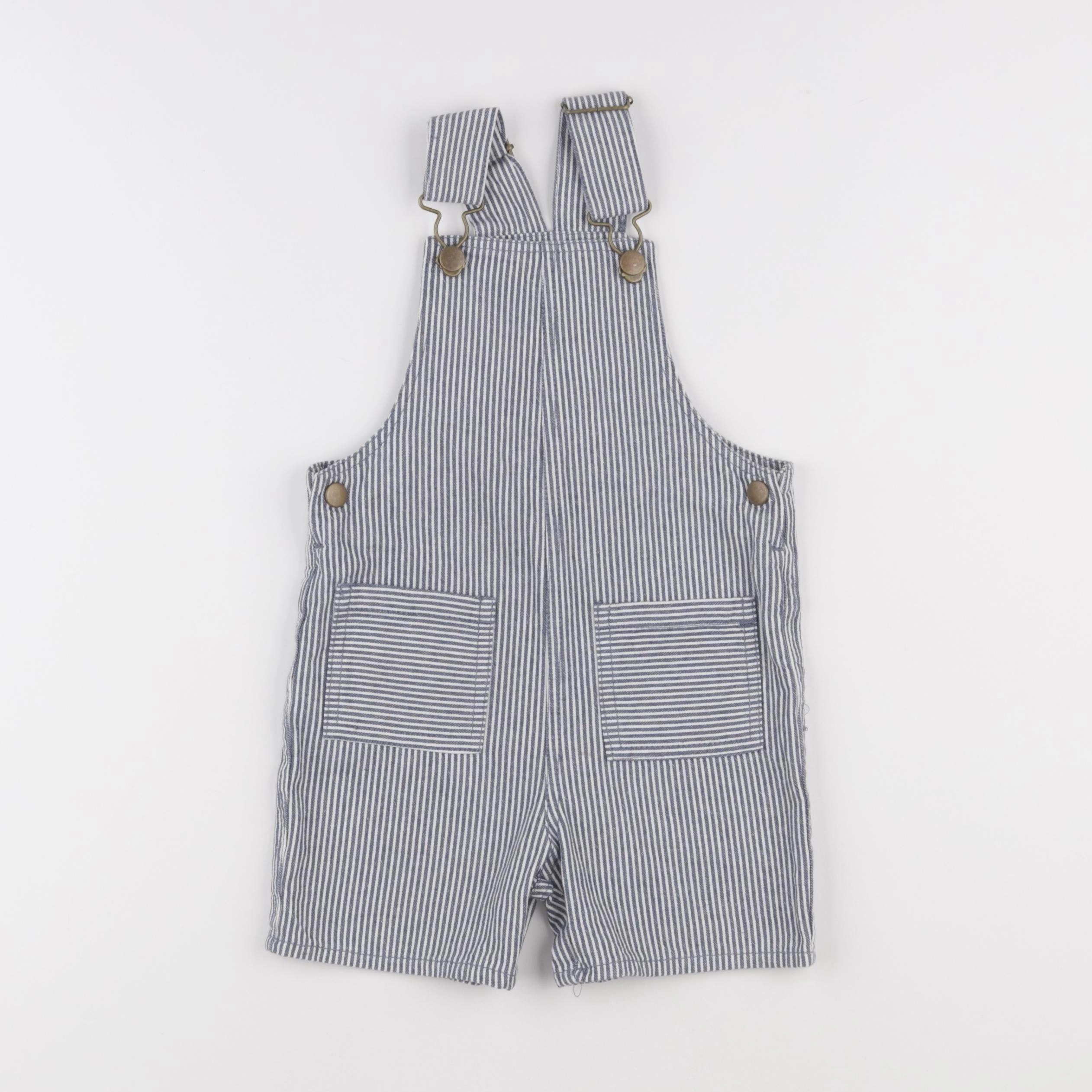 Boutchou - salopette blanc, bleu - 36 mois