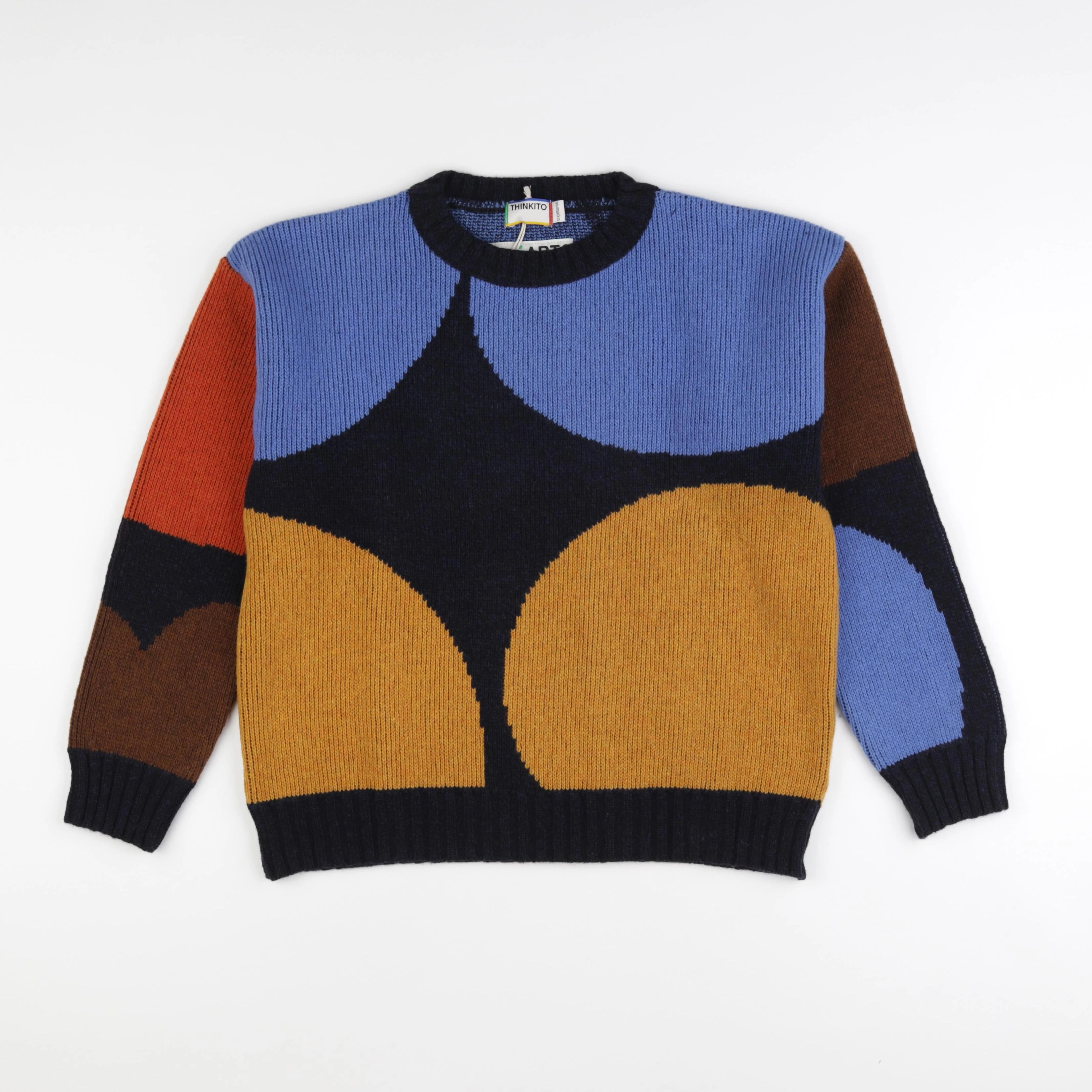 Thinking Mu  - Pull BANANA multicolor - 12 ans
