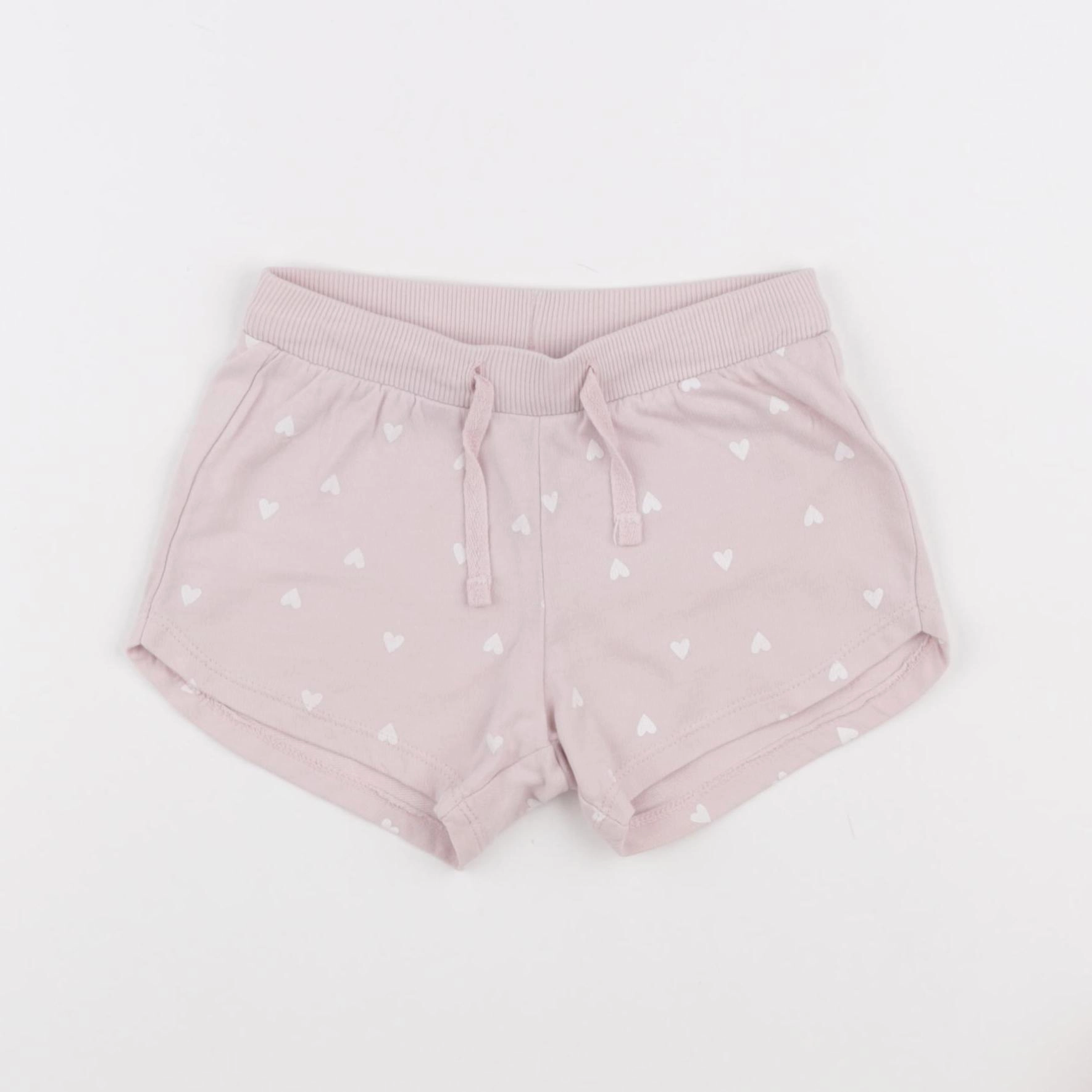H&M - short rose - 12/18 mois