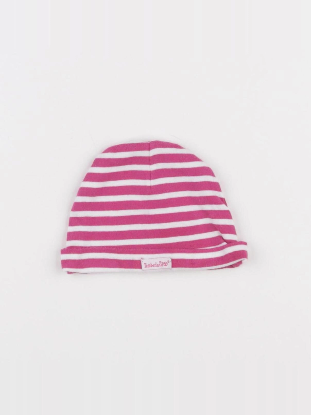 Timberland - bonnet blanc, rose - 0/3 mois