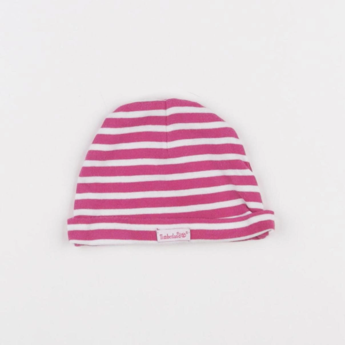 Timberland - bonnet blanc, rose - 0/3 mois
