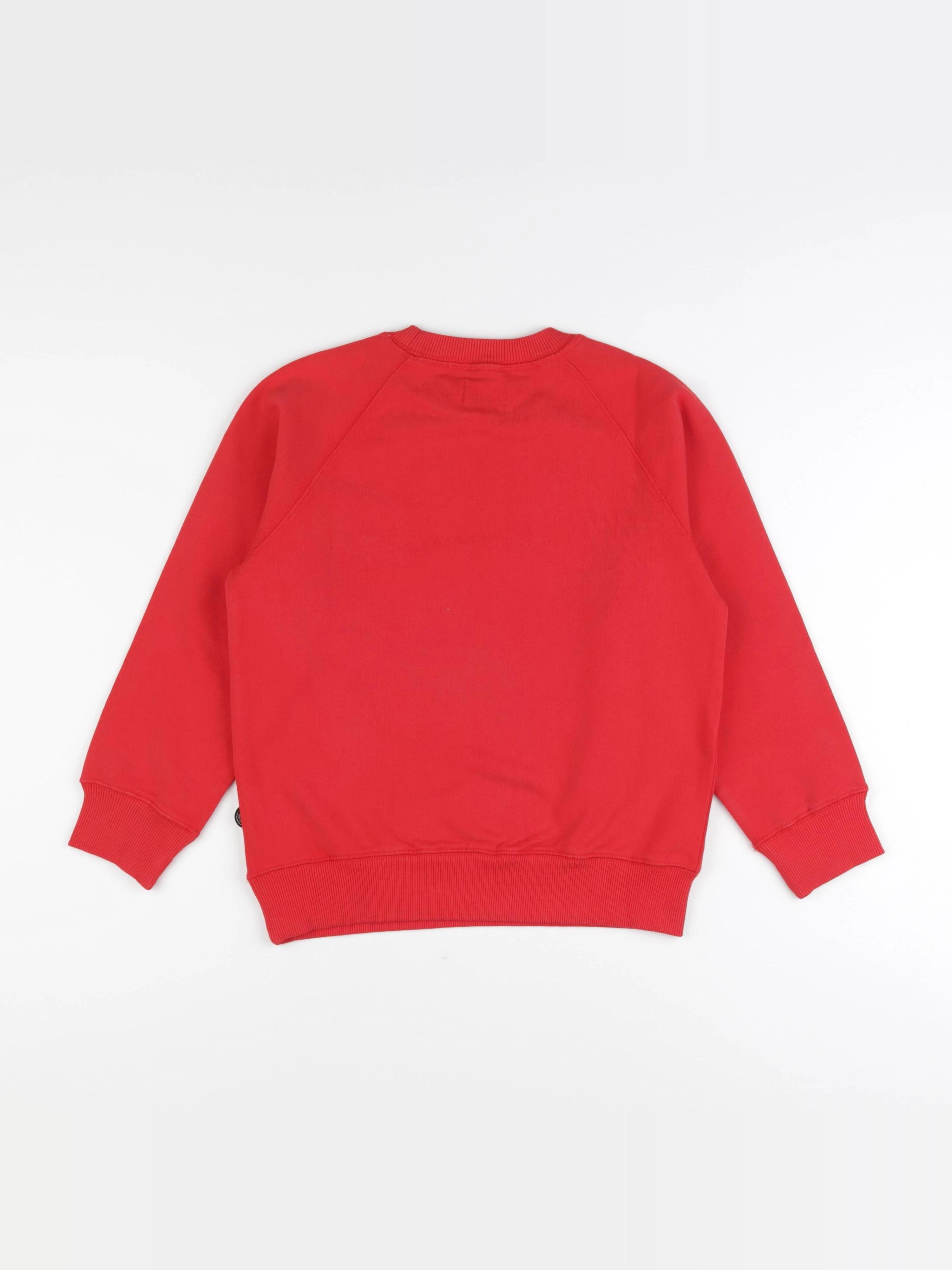 Thinking Mu  - Sweat AZUL rouge - 8 ans