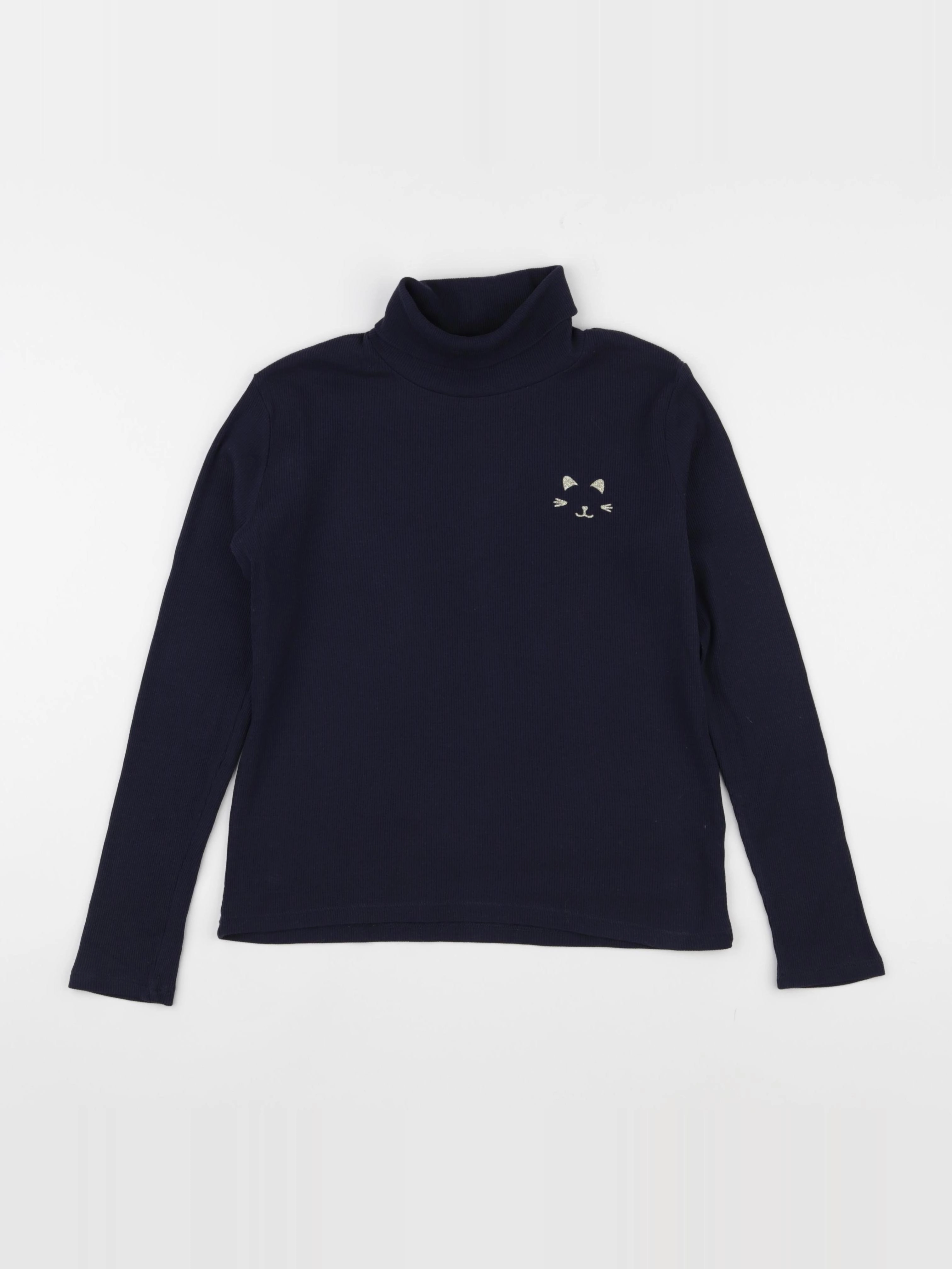 Vertbaudet - sous-pull bleu - 10 ans