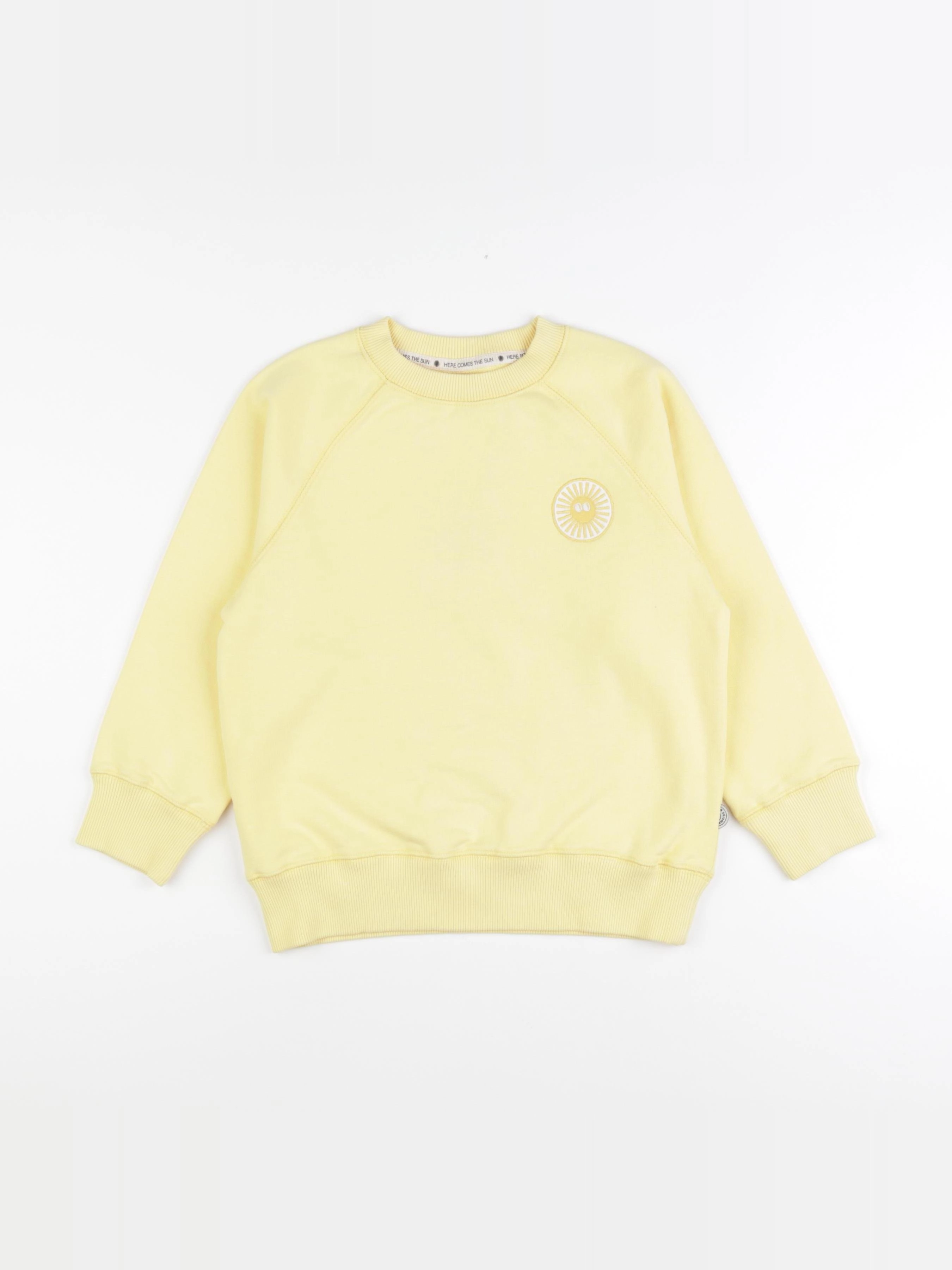Thinking Mu  - Sweat AZUL jaune - 10 ans
