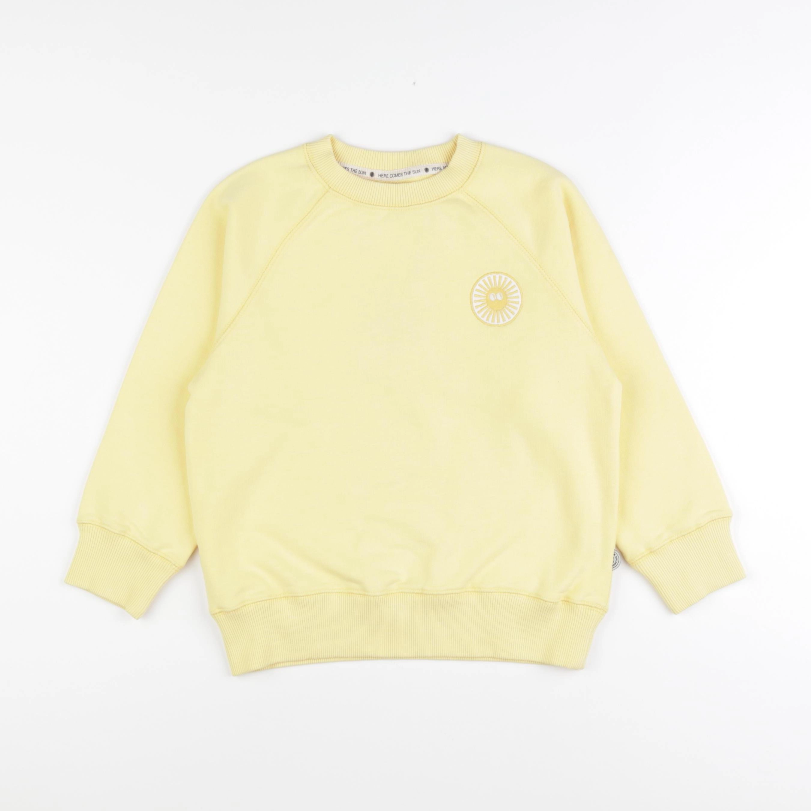 Thinking Mu  - Sweat AZUL jaune - 12 ans