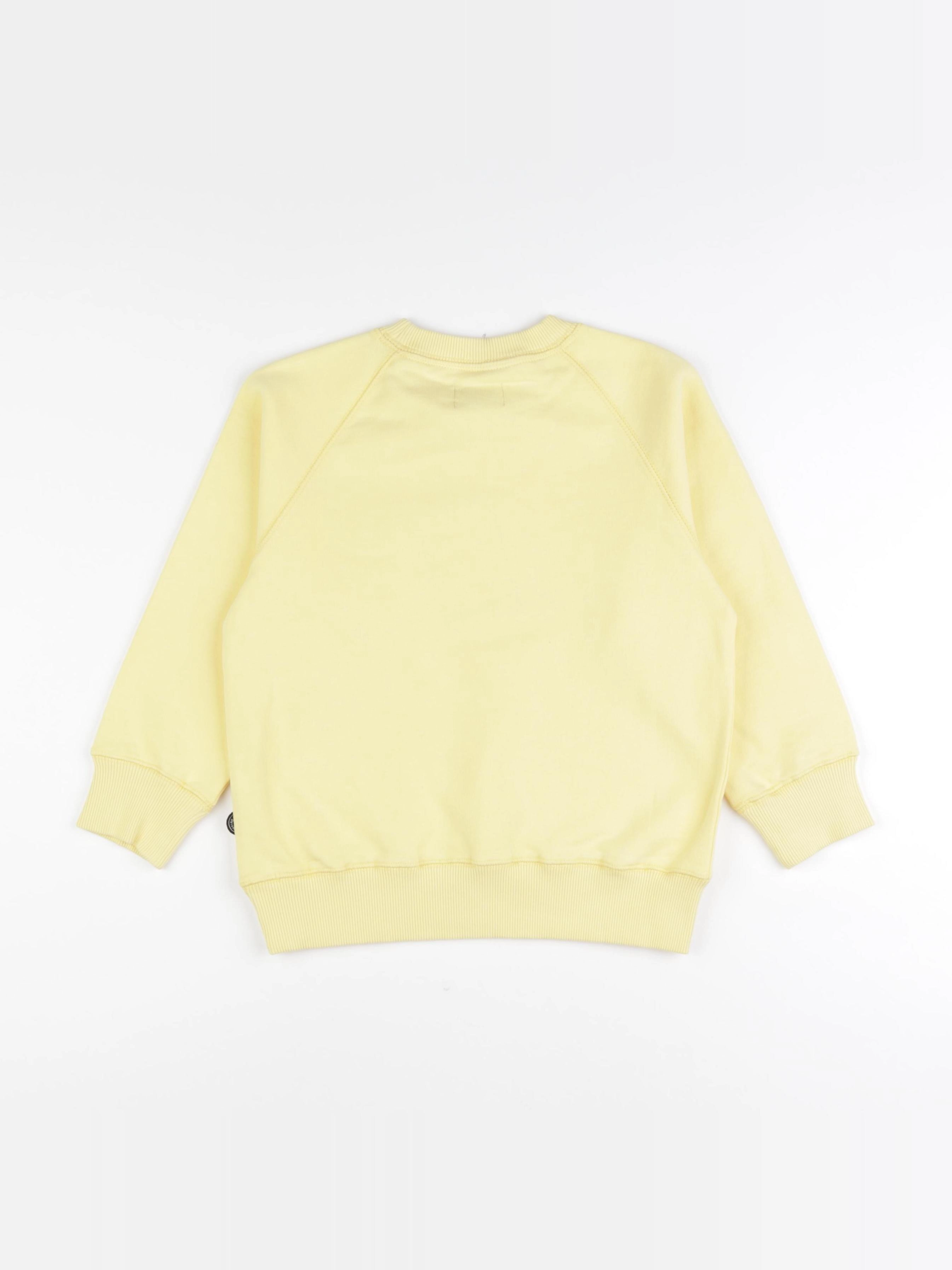 Thinking Mu  - Sweat AZUL jaune - 10 ans
