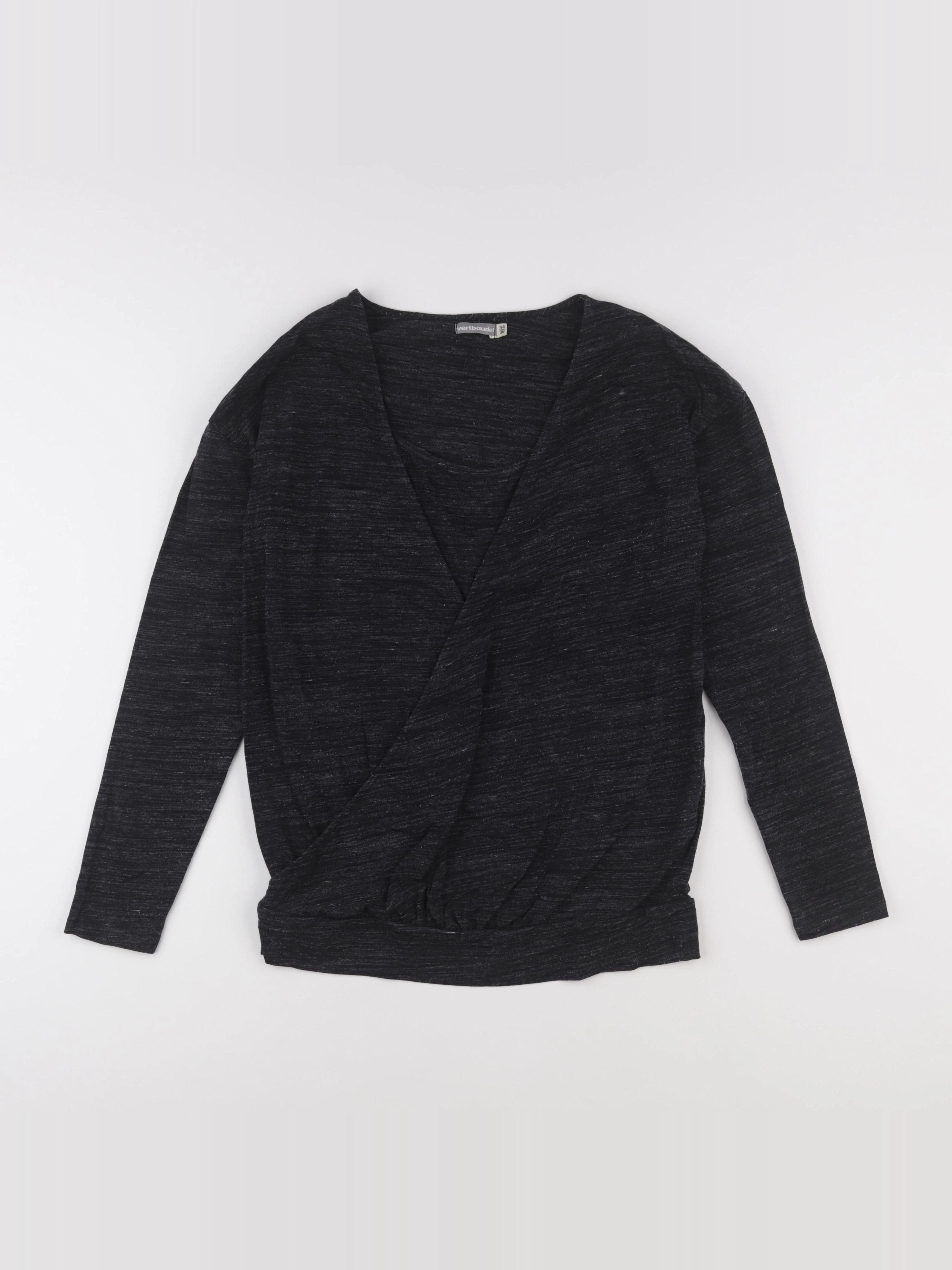 Vertbaudet - tee-shirt grossesse gris - 34 à 36