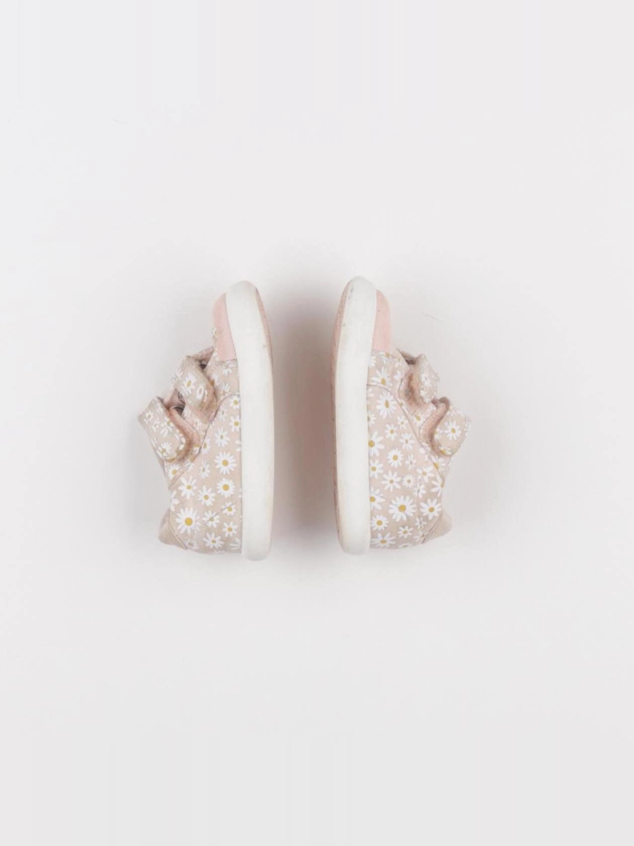 Vertbaudet - tennis à scratch/ lacets rose - pointure 20