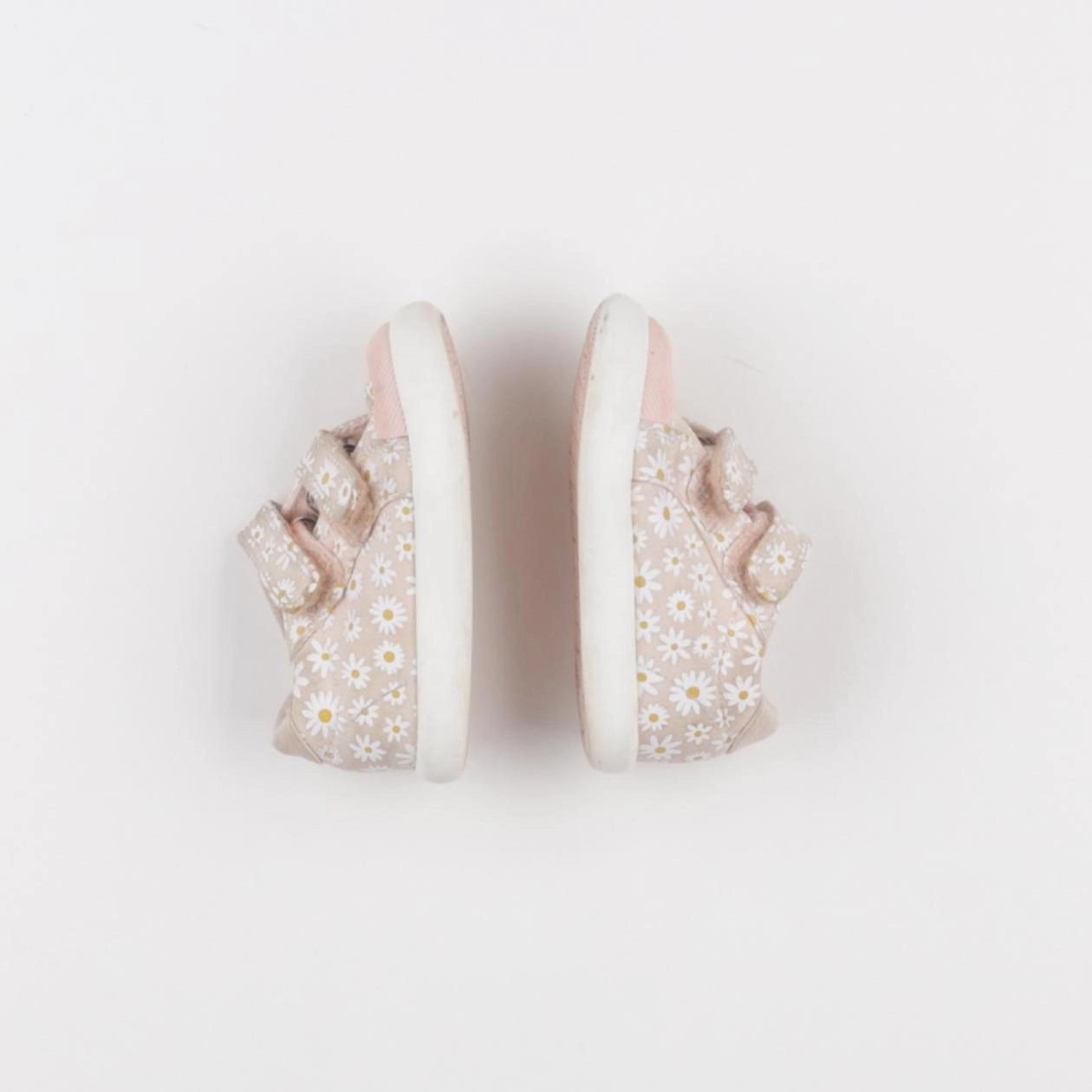 Vertbaudet - tennis à scratch/ lacets rose - pointure 20