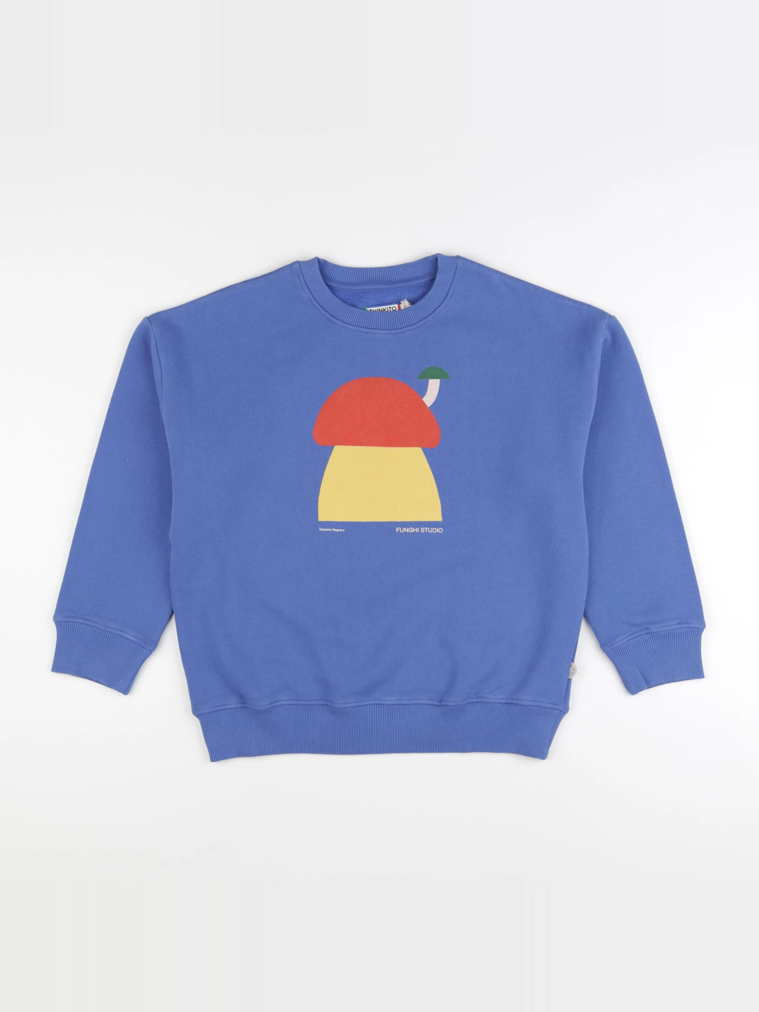 Thinking Mu  - Sweat KAI FUNGHI bleu - 12 ans