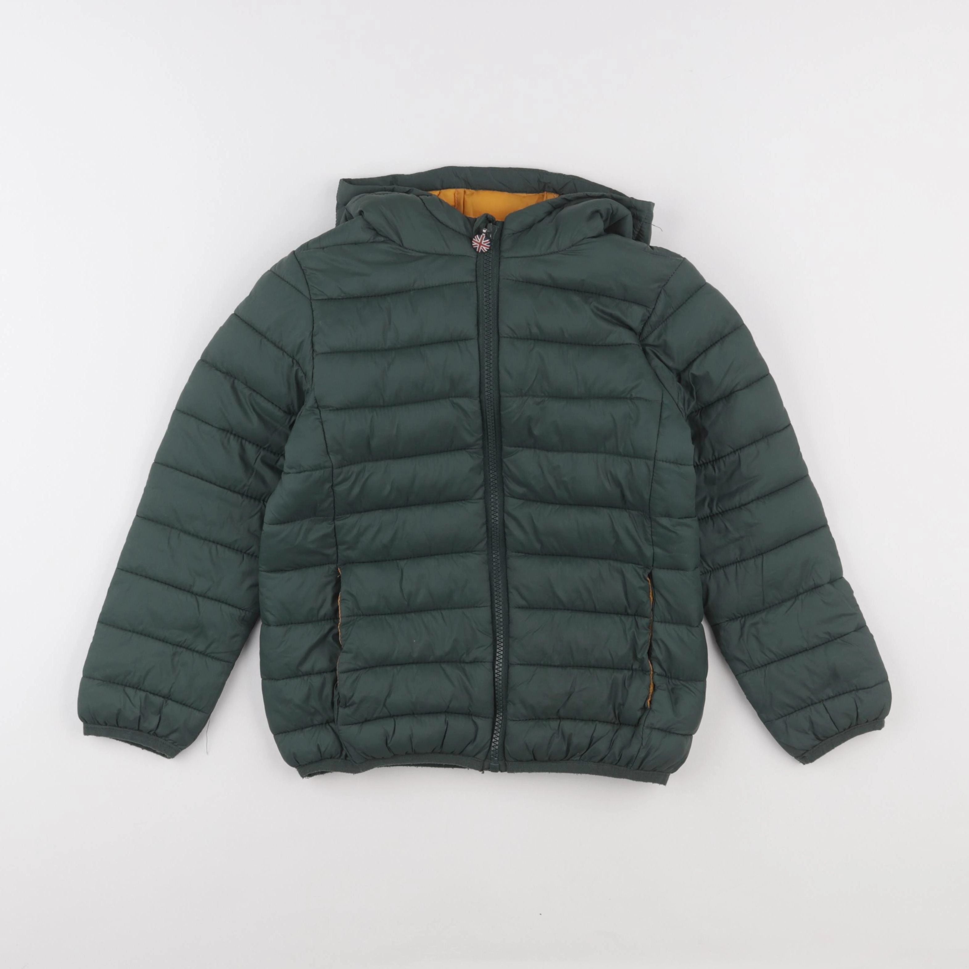 Vertbaudet - doudoune vert - 8 ans