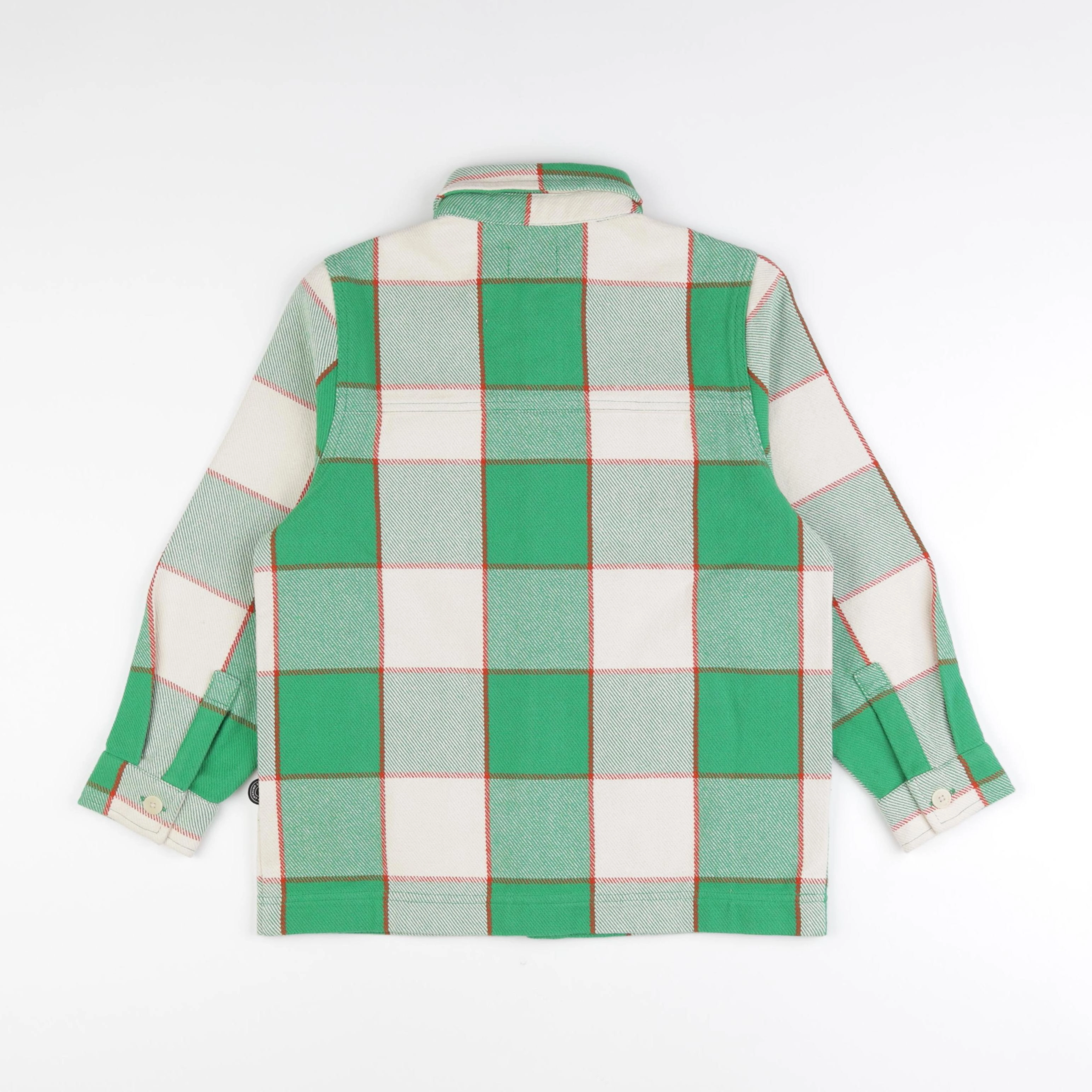 Thinking Mu  - Chemise KIWI carreaux vert - 8 ans