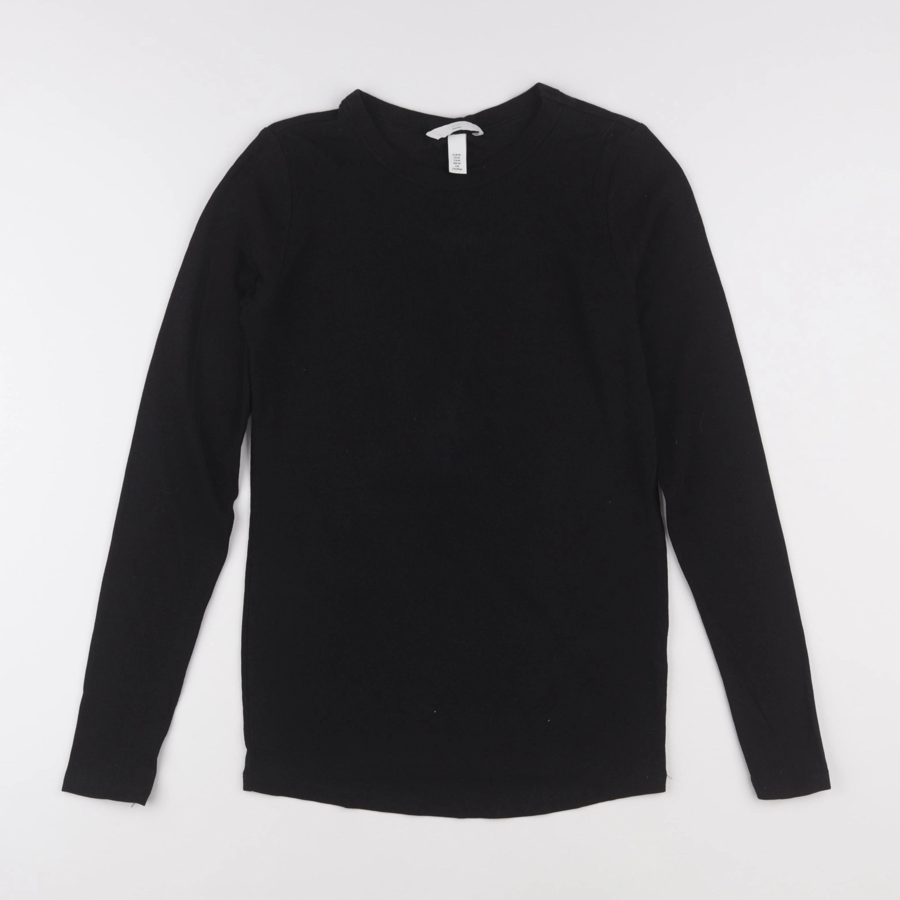 H&M - tee-shirt grossesse noir - m