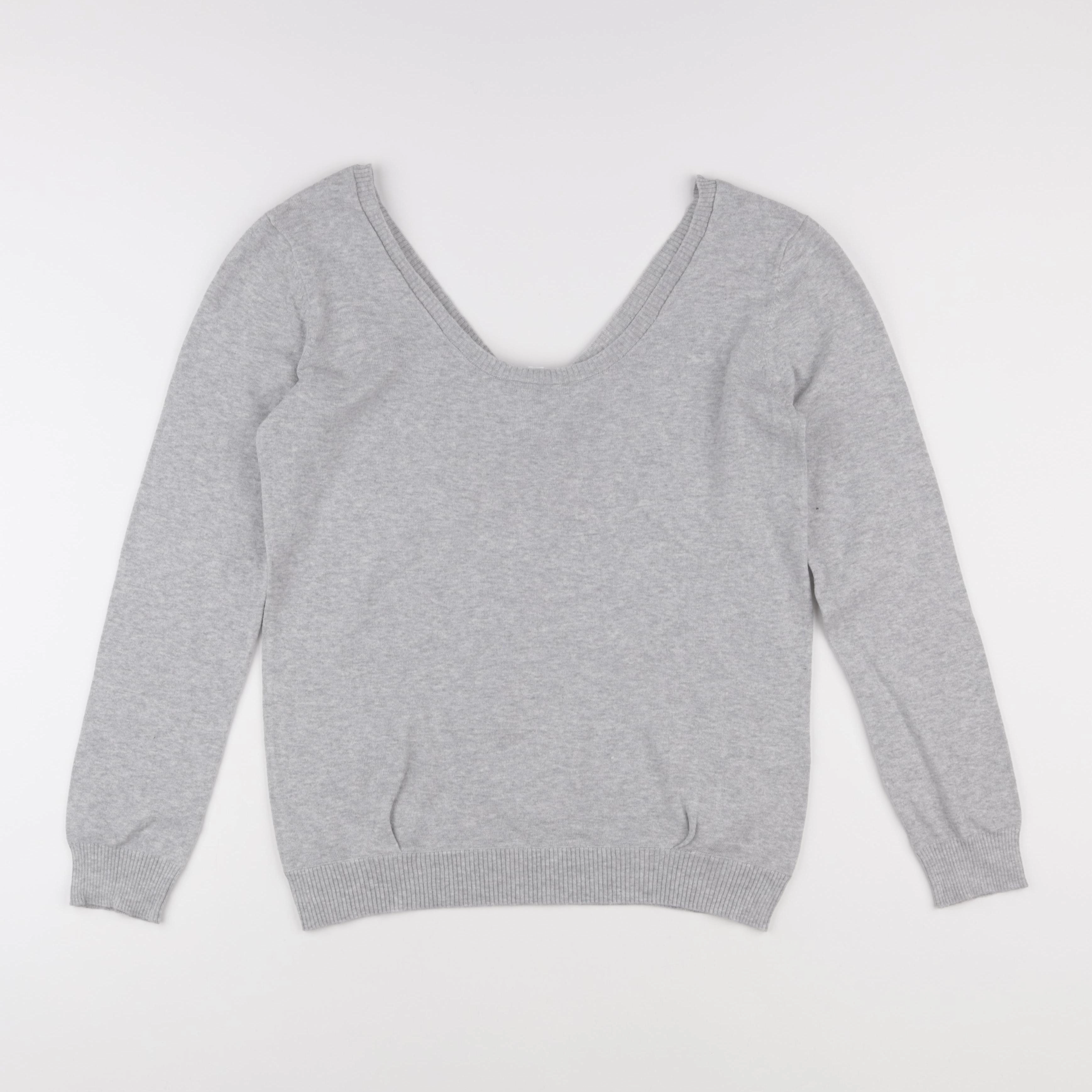 Vertbaudet - pull grossesse gris - 38 à 40