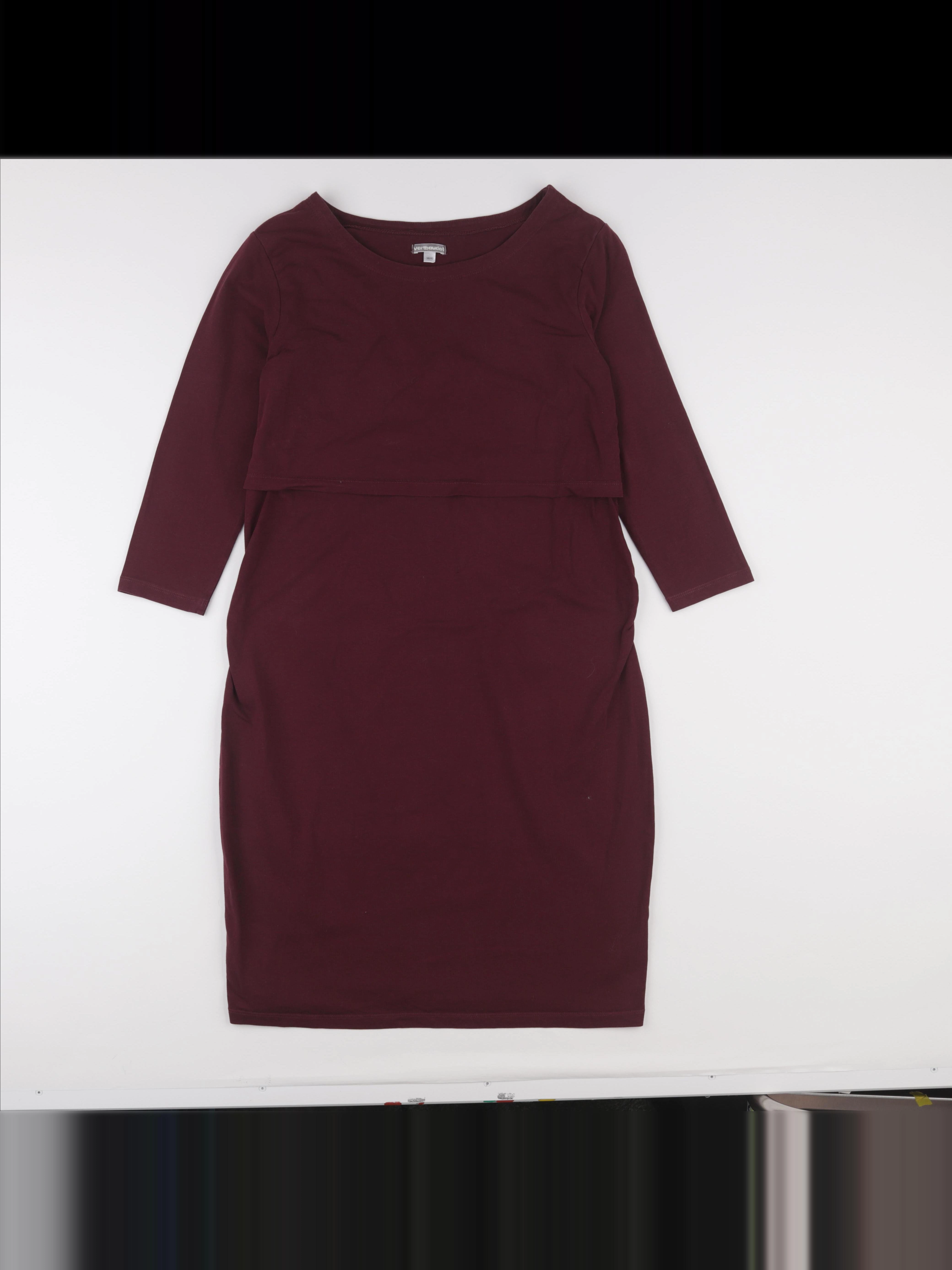 Vertbaudet - robe grossesse, allaitement rouge - 38 à 40