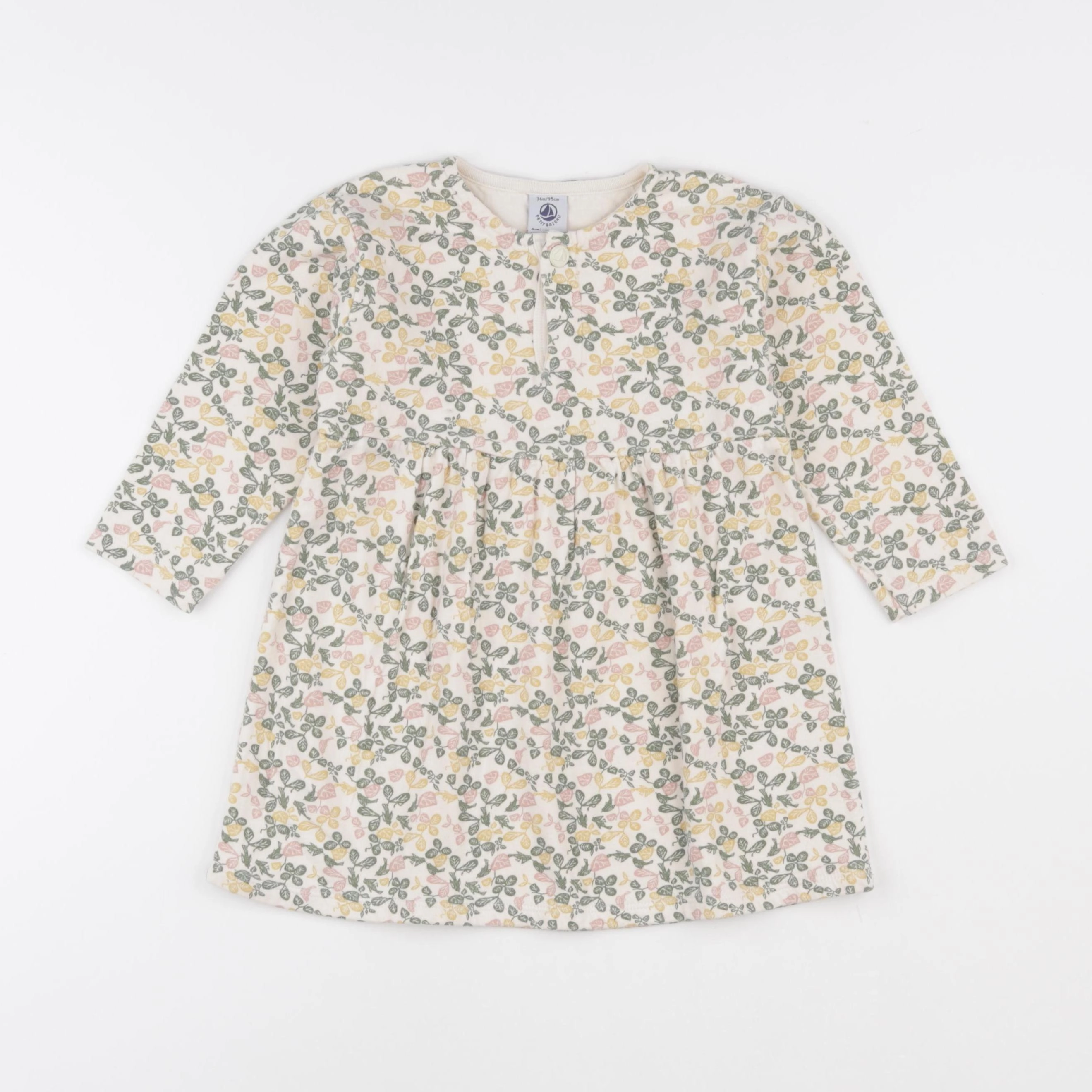Petit Bateau - robe rose - 36 mois