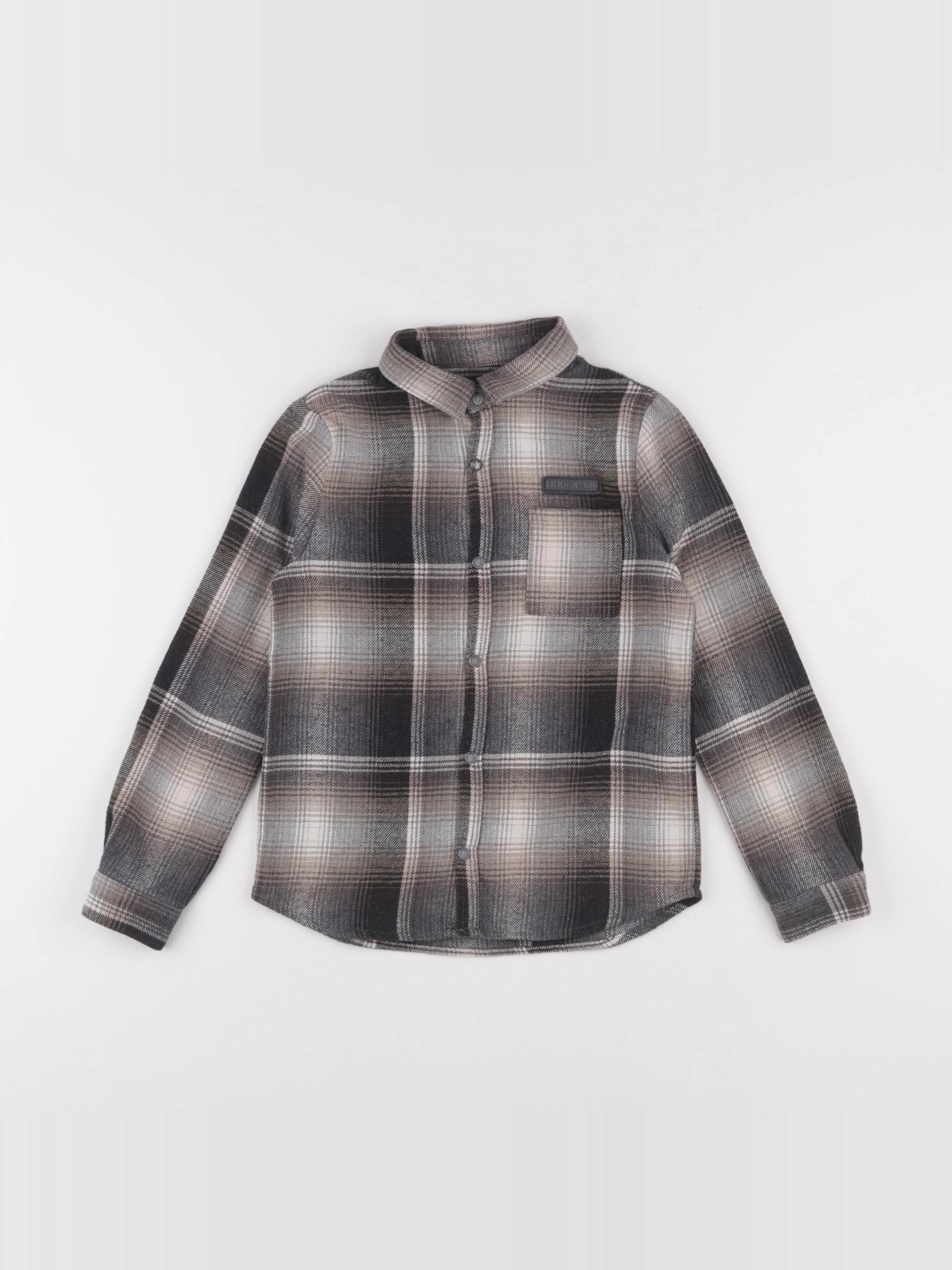 IKKS - chemise marron - 8 ans