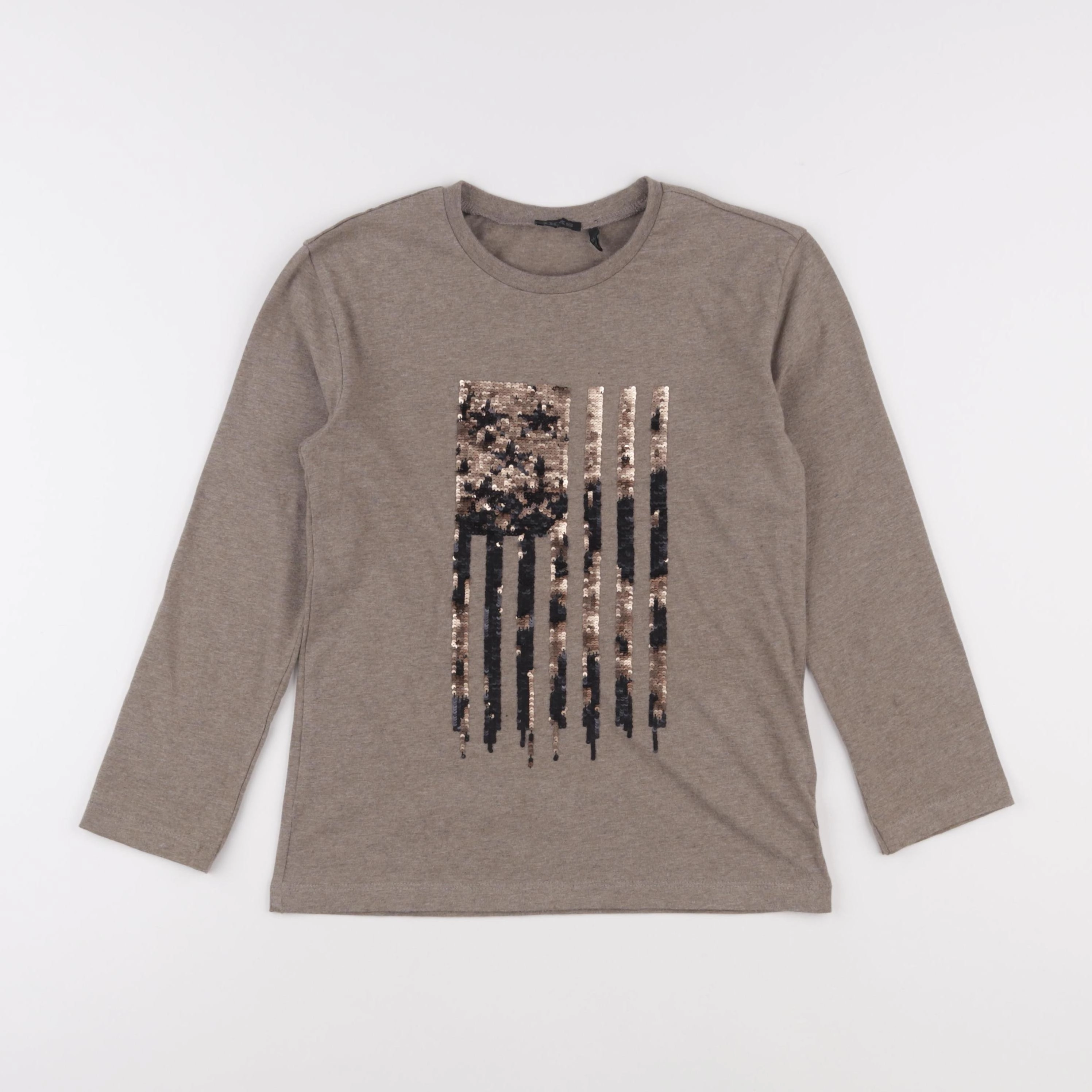 IKKS - tee-shirt marron - 8 ans