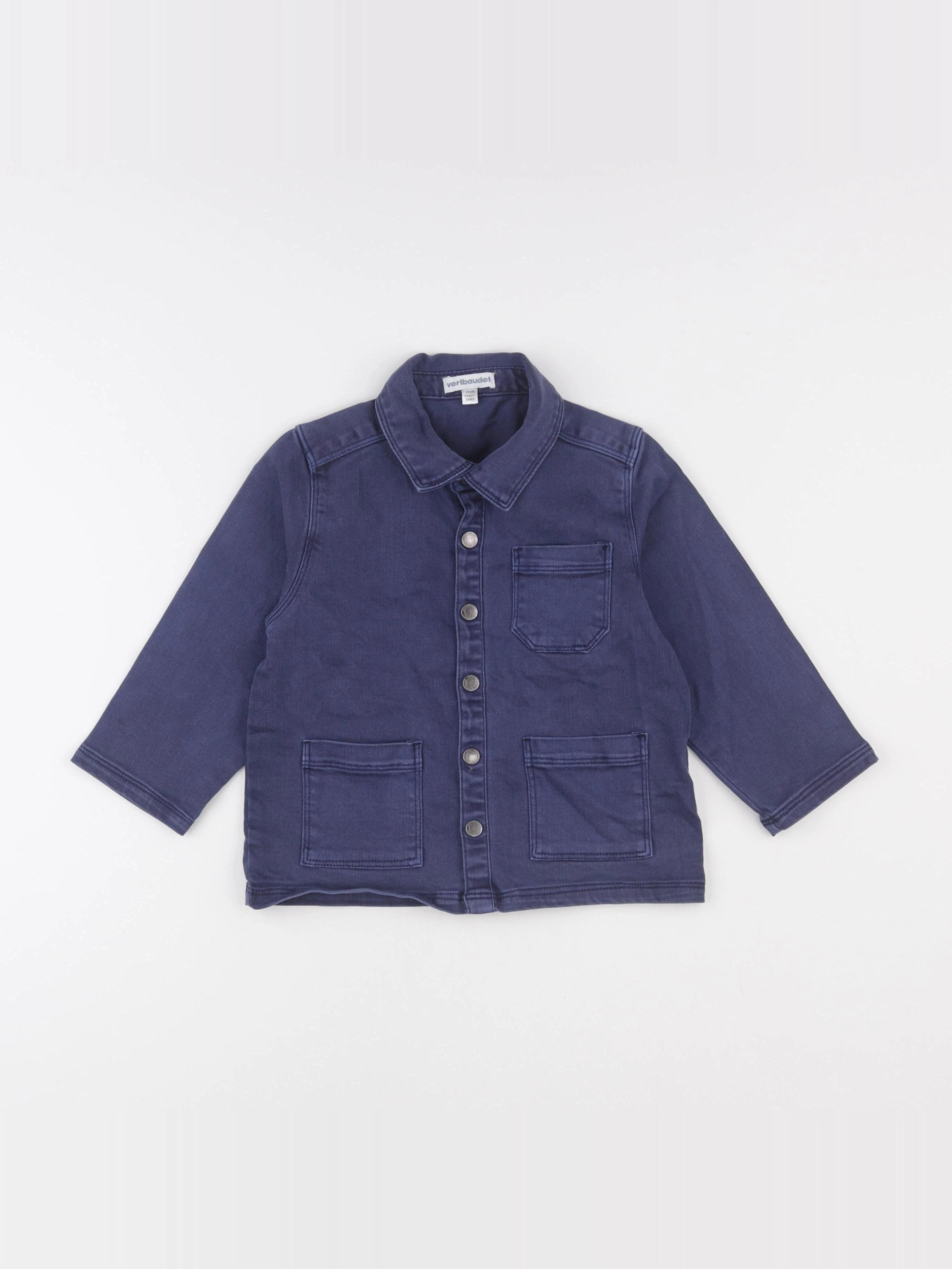 Vertbaudet - veste bleu - 2 ans