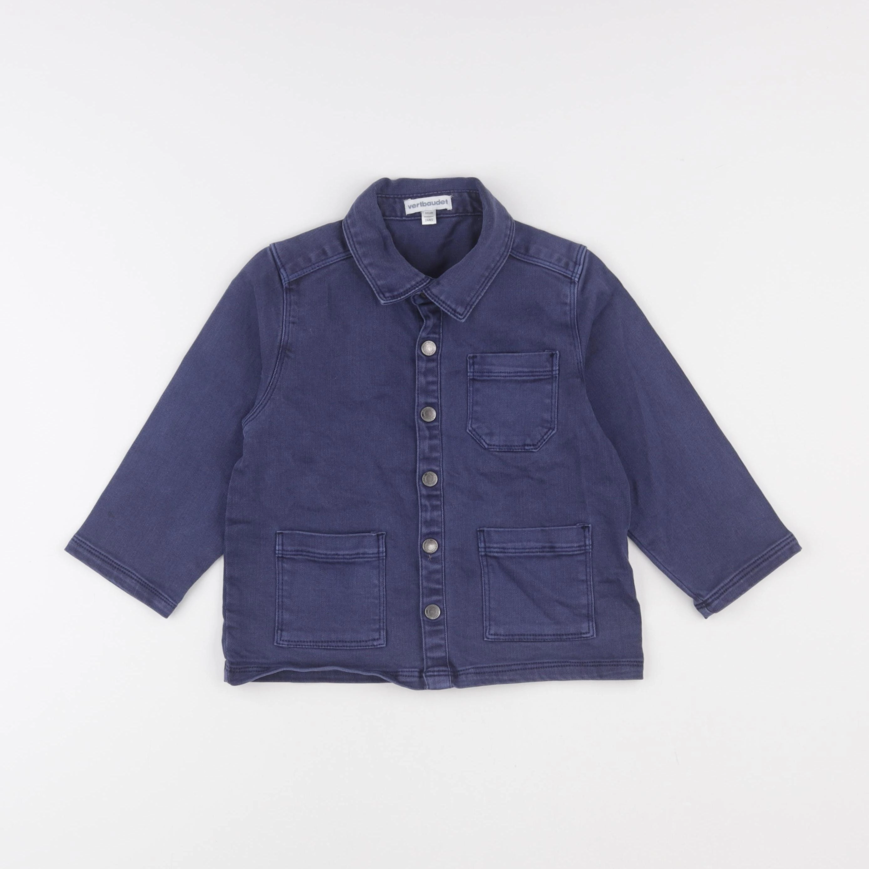 Vertbaudet - veste bleu - 2 ans