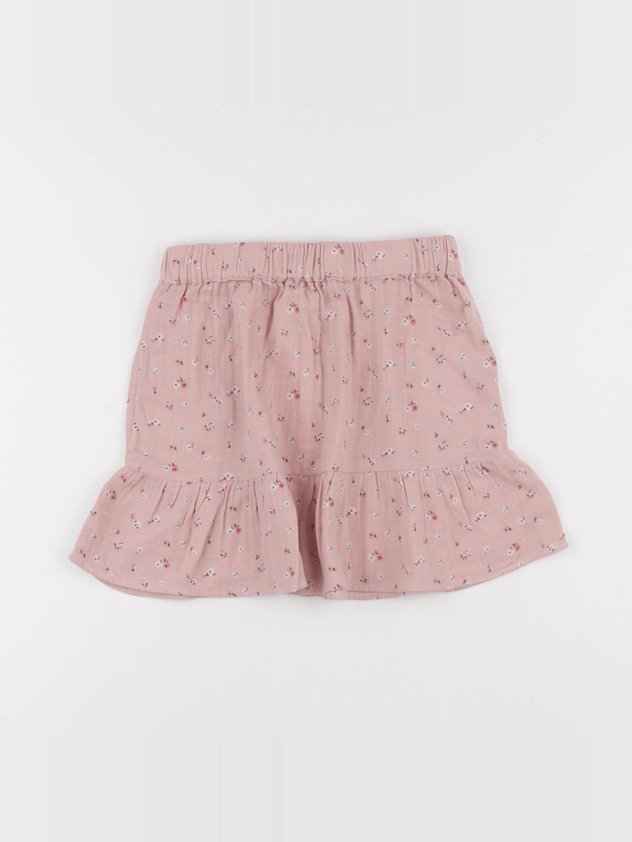 Vertbaudet - jupe rose - 8 ans
