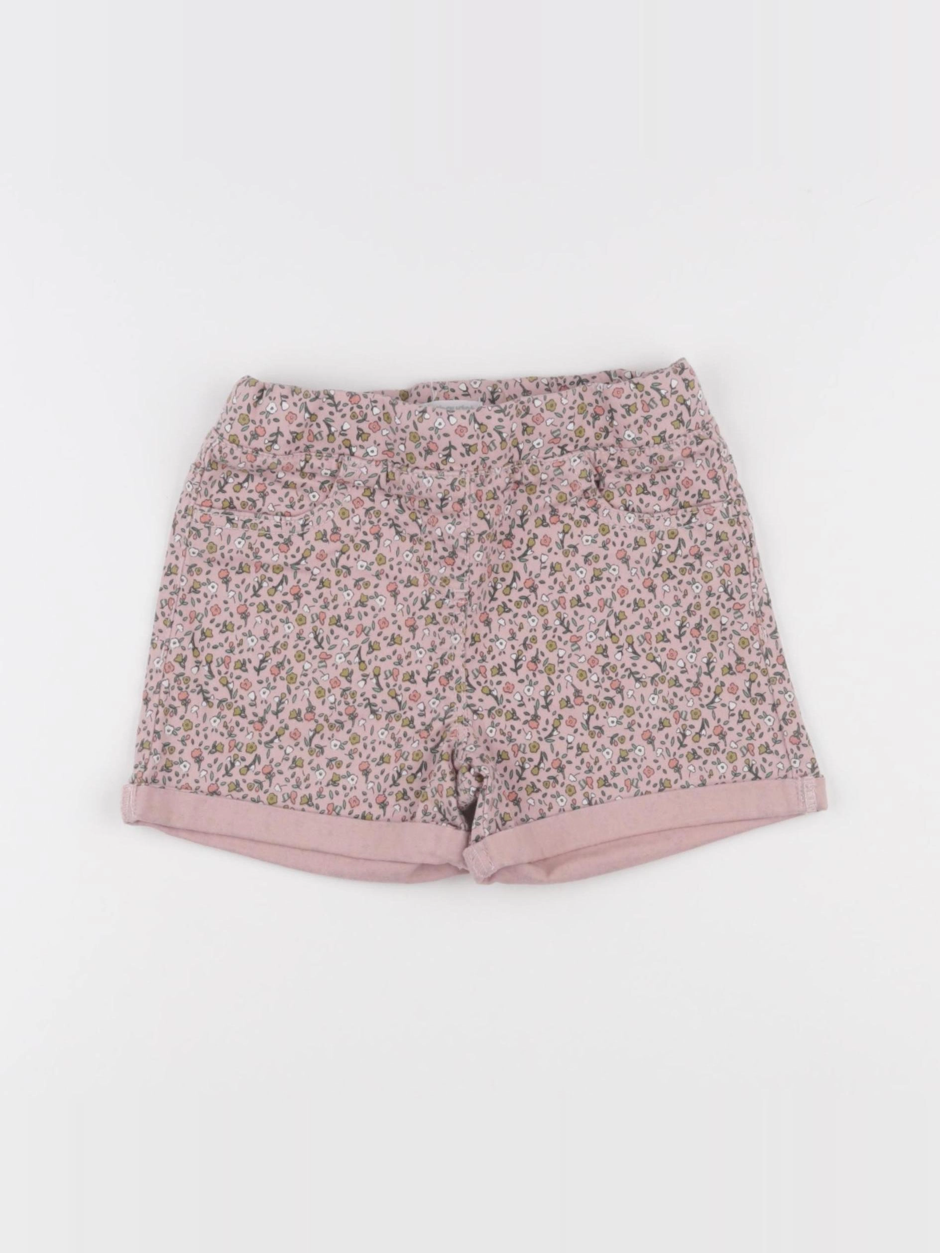 Vertbaudet - short rose - 8 ans
