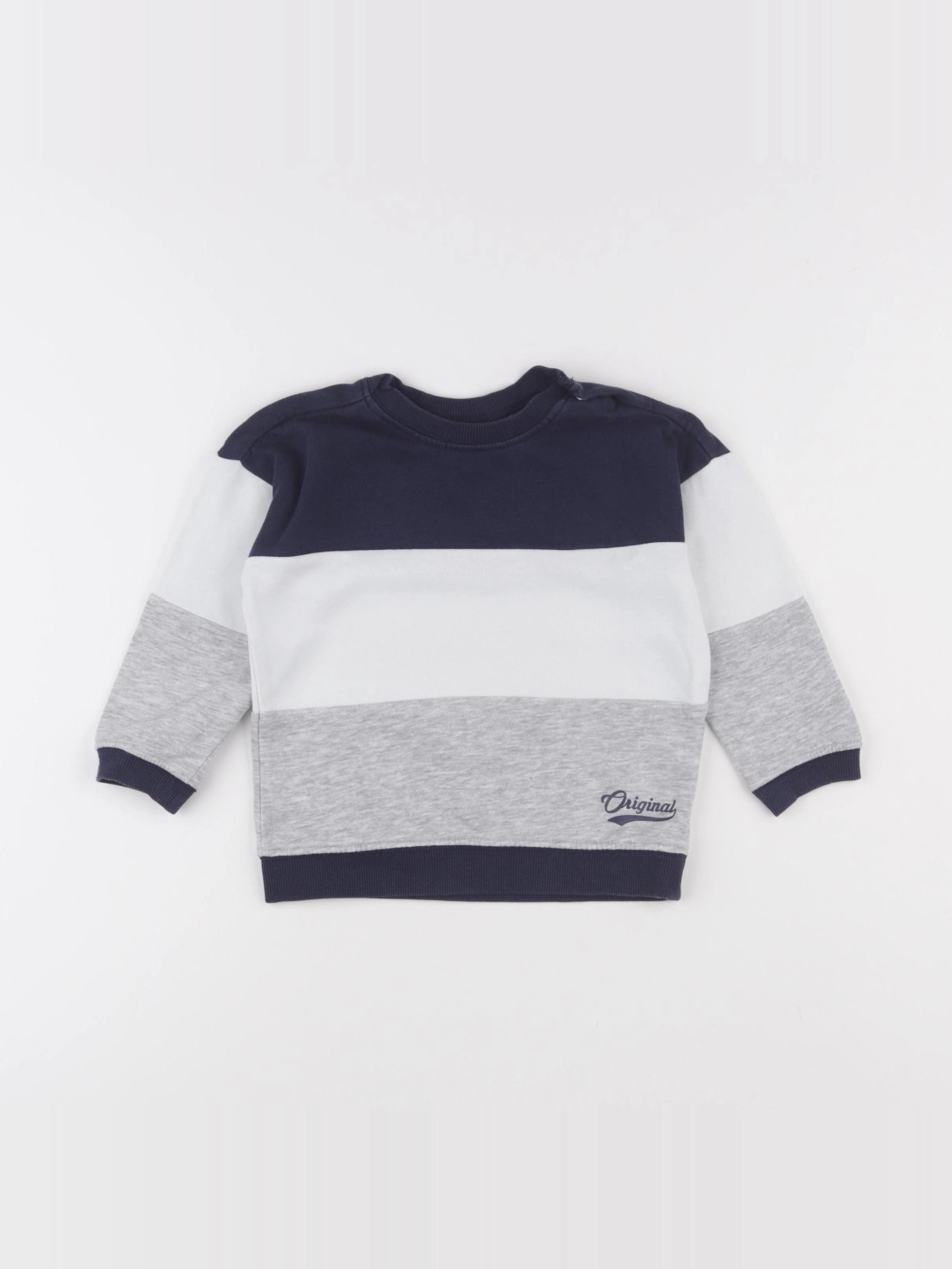 H&M - sweat multicolore - 9/12 mois