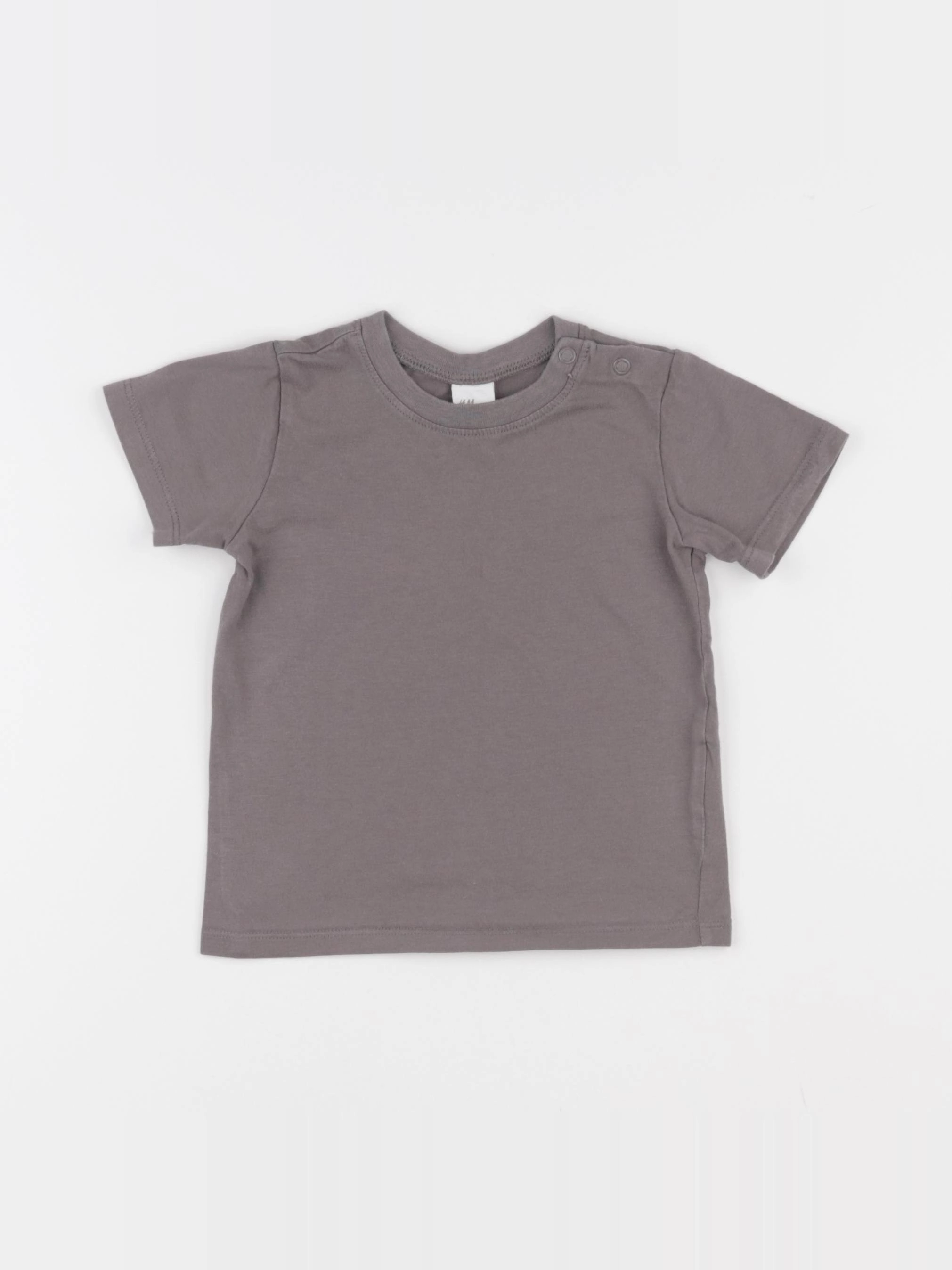 H&M - tee-shirt marron - 9/12 mois