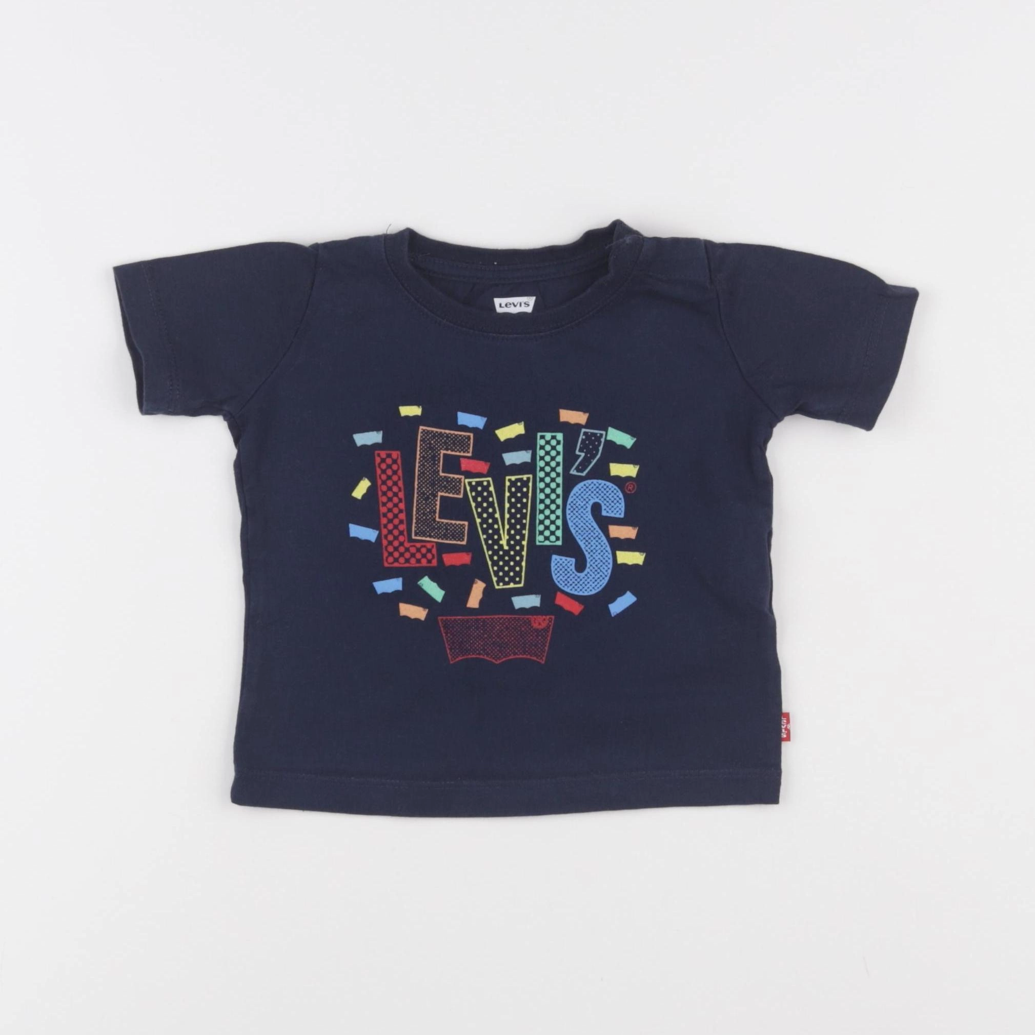 Levi's - tee-shirt bleu - 9 mois