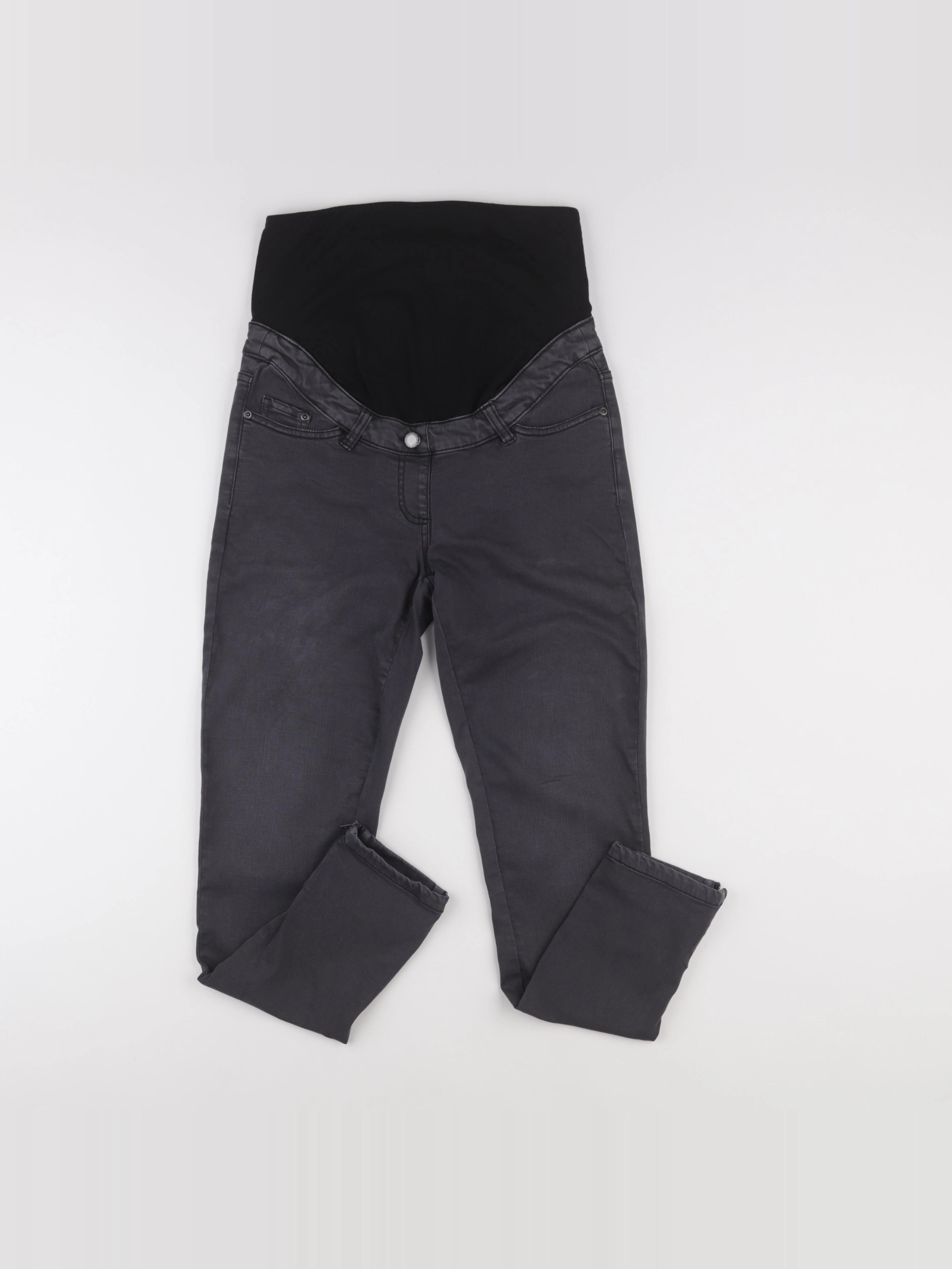 Vertbaudet - jean grossesse gris - 36