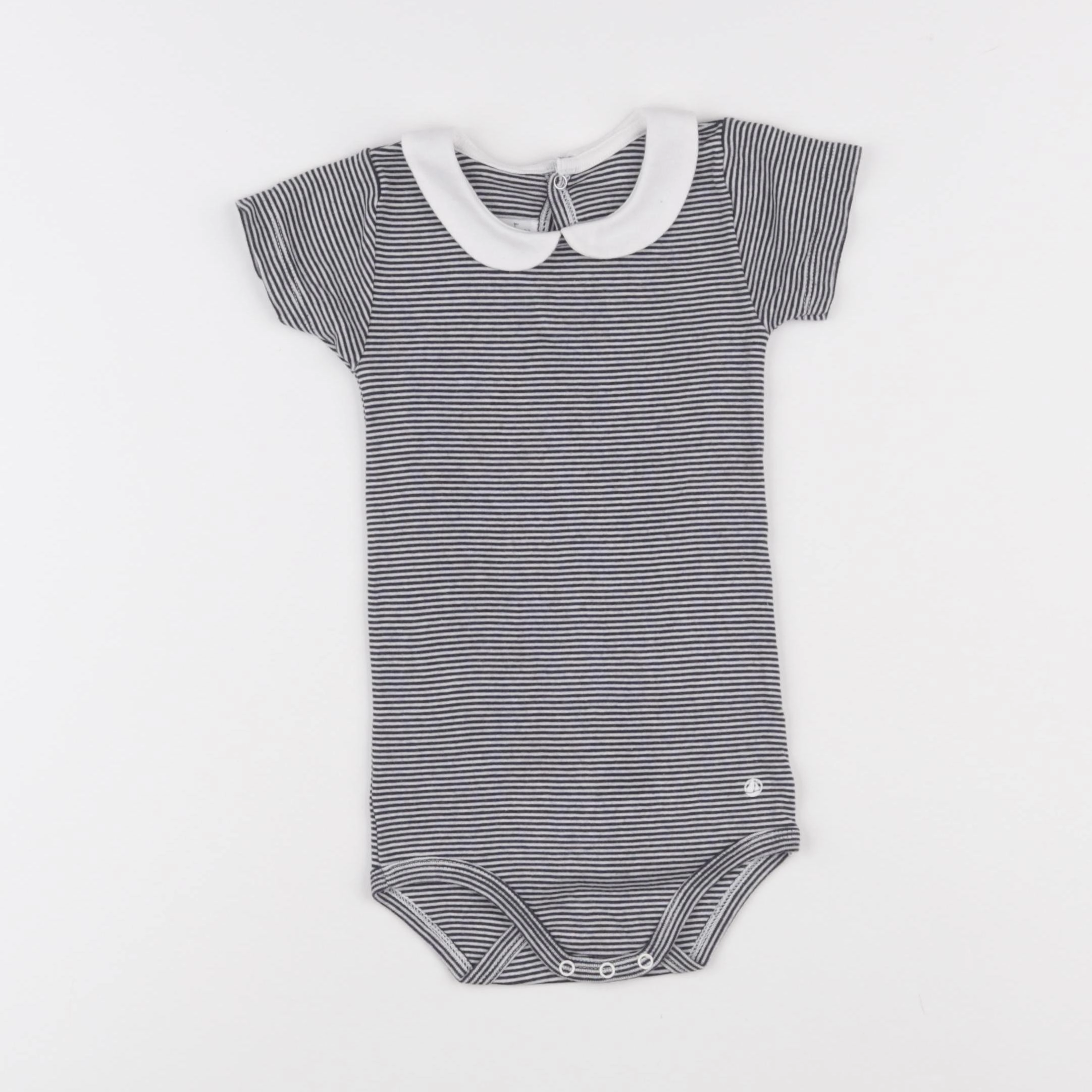Petit Bateau - body à col multicolore - 24 mois