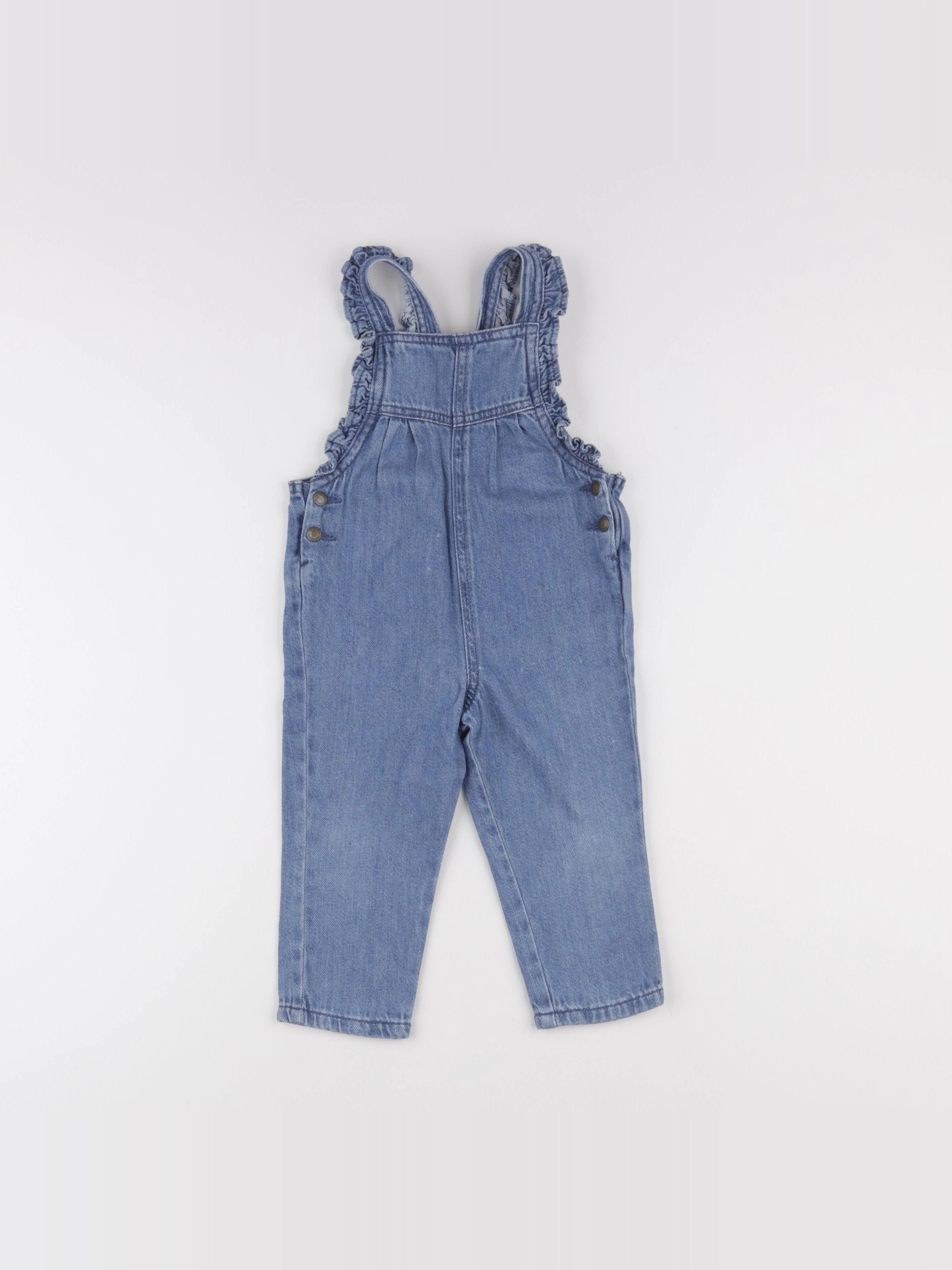 Vertbaudet - salopette bleu - 2 ans