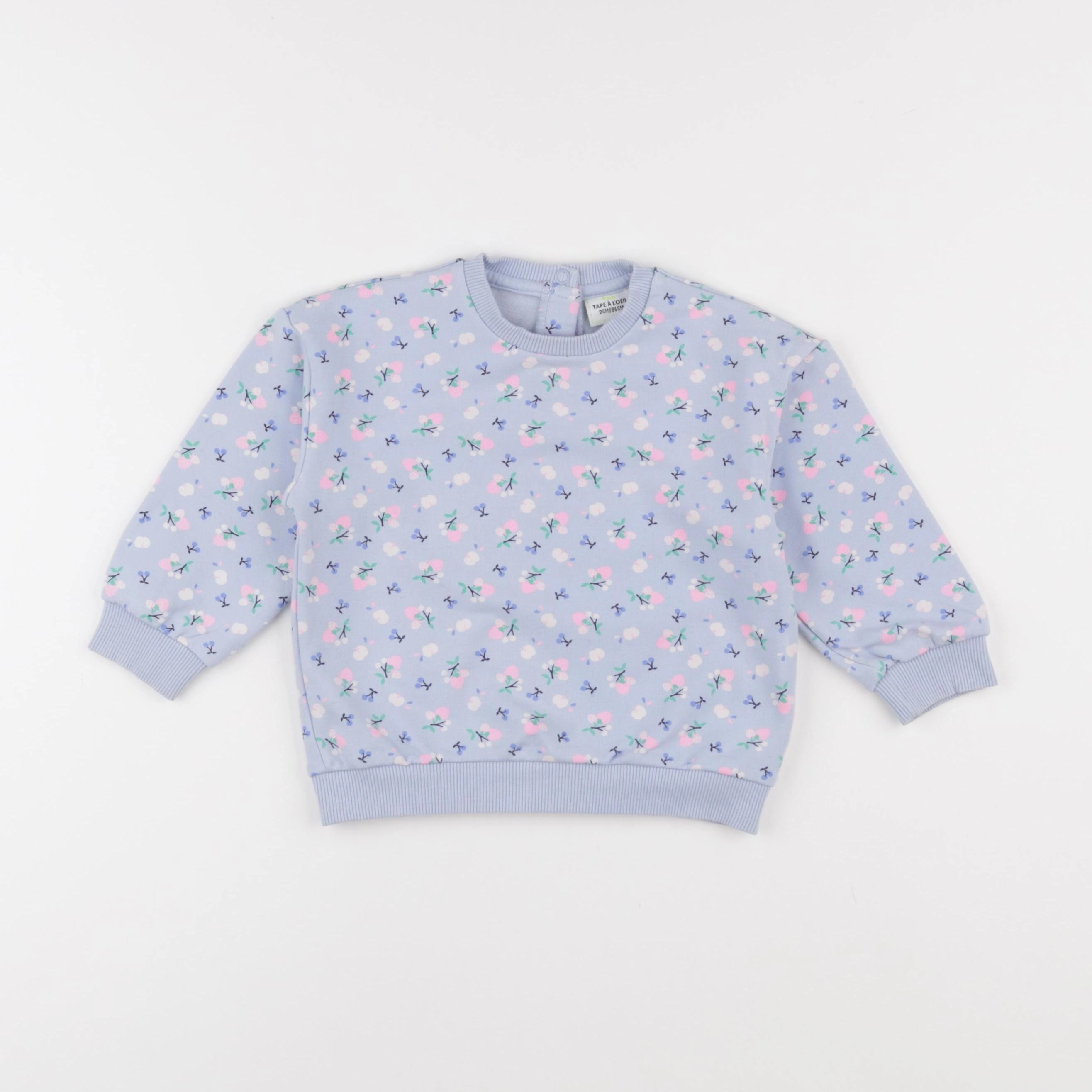 Tape à l'oeil - sweat bleu - 24 mois