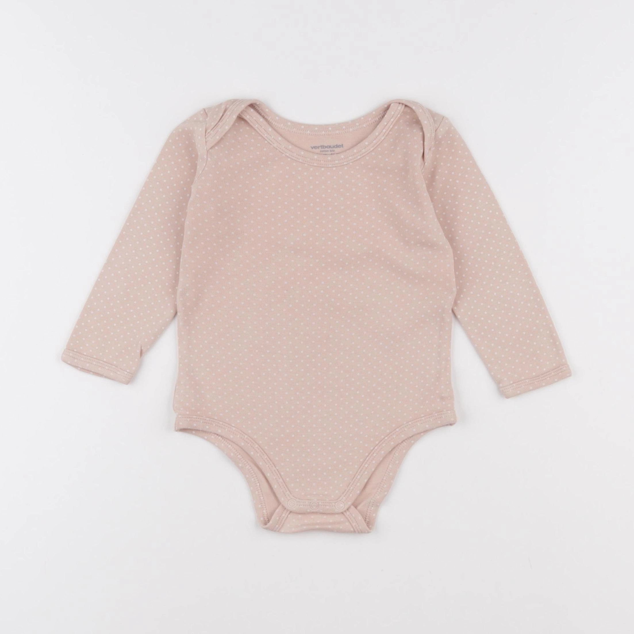 Vertbaudet - body rose - 18 mois