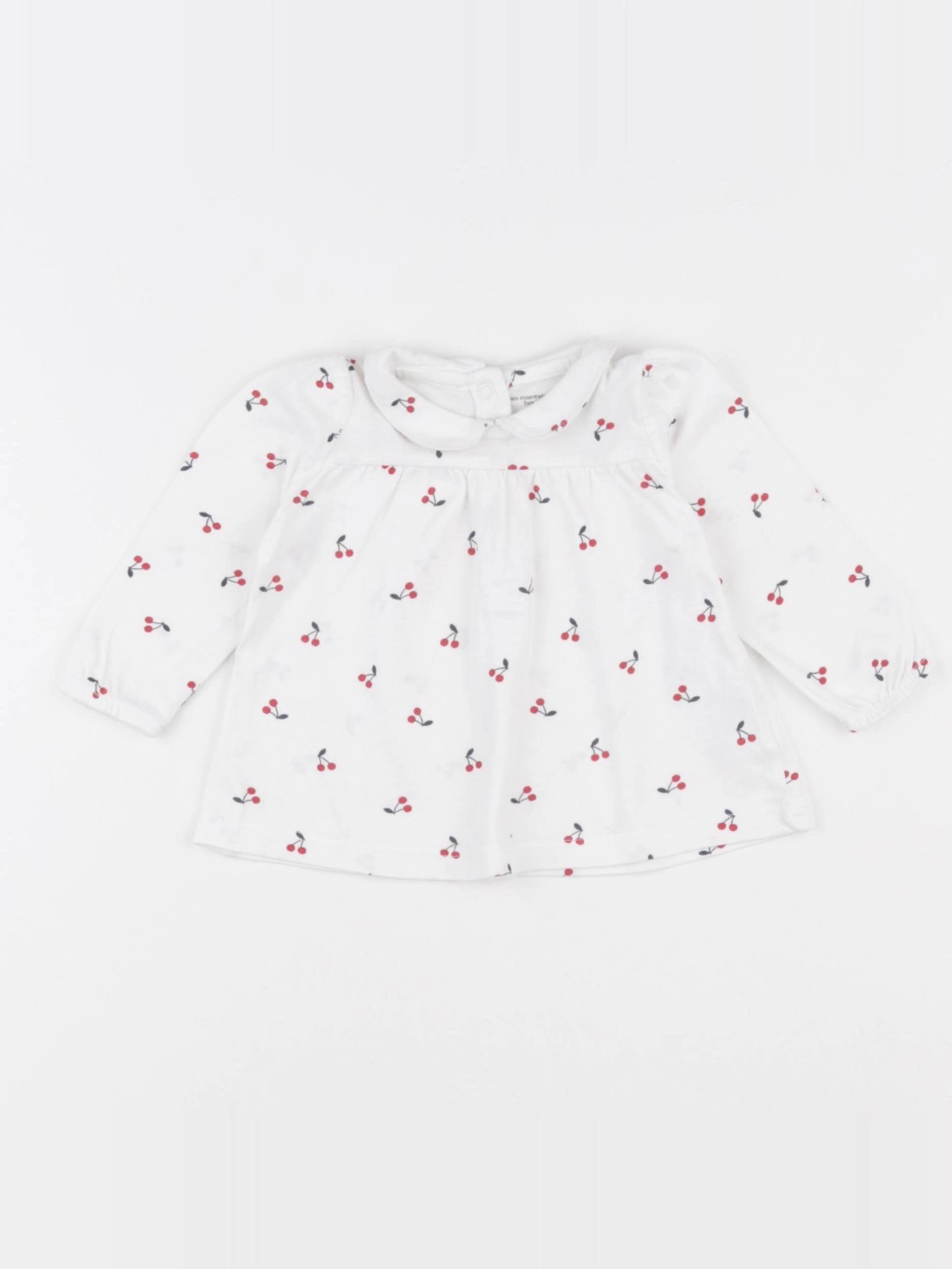 Boutchou - tee-shirt blanc - 6 mois