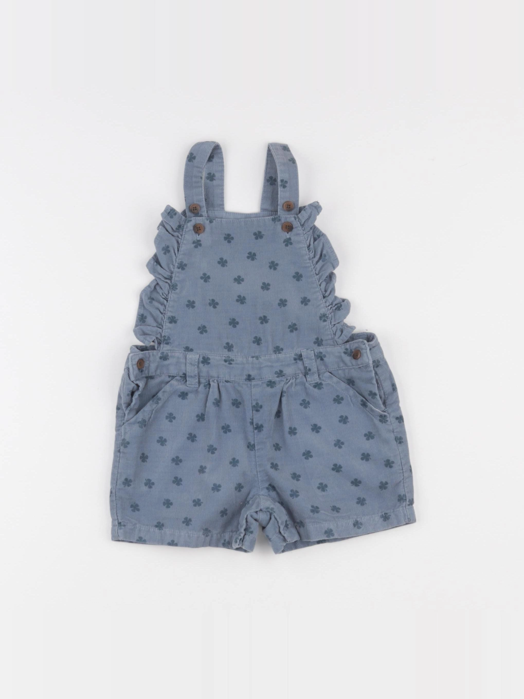 Boutchou - salopette bleu - 12 mois