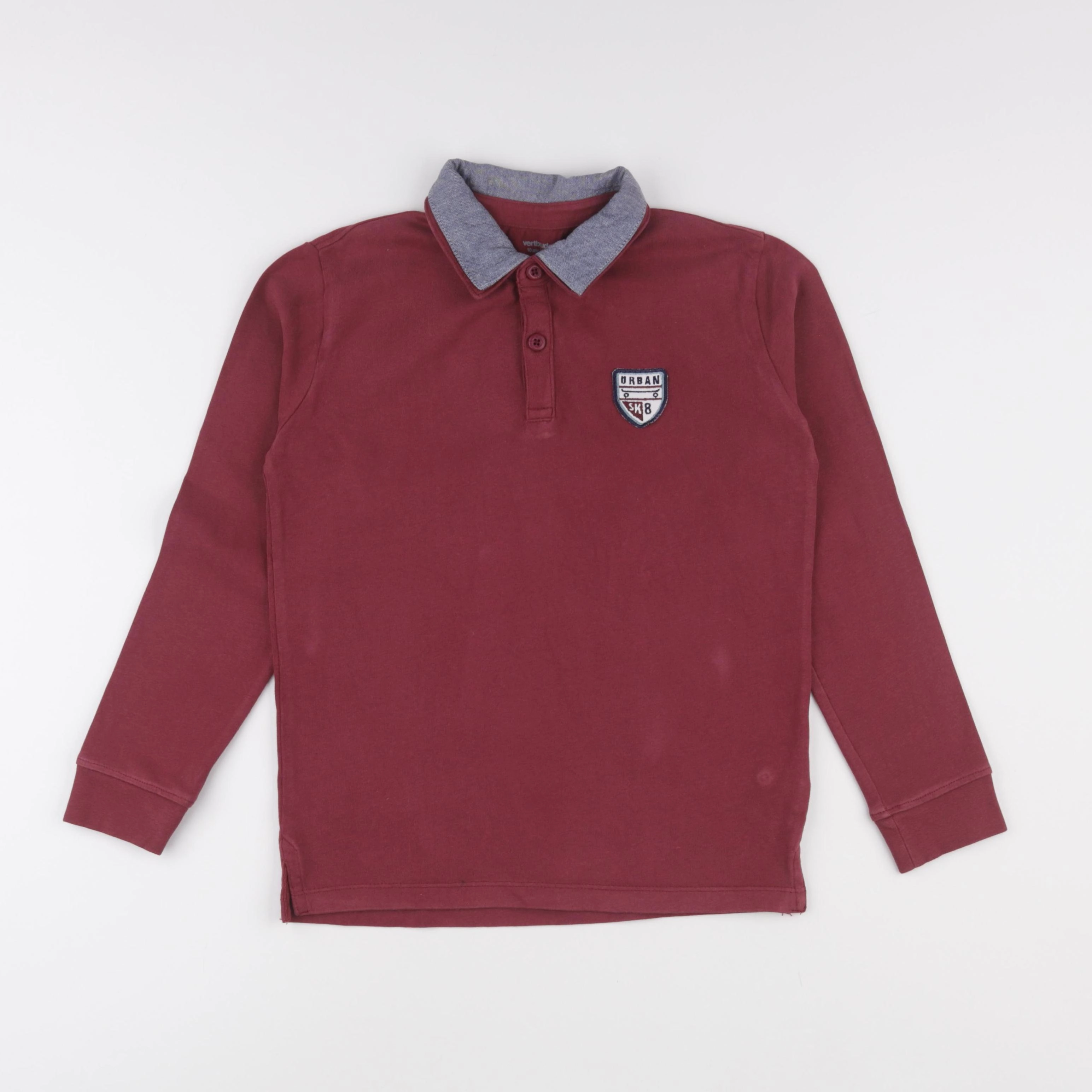 Vertbaudet - polo rouge - 10 ans
