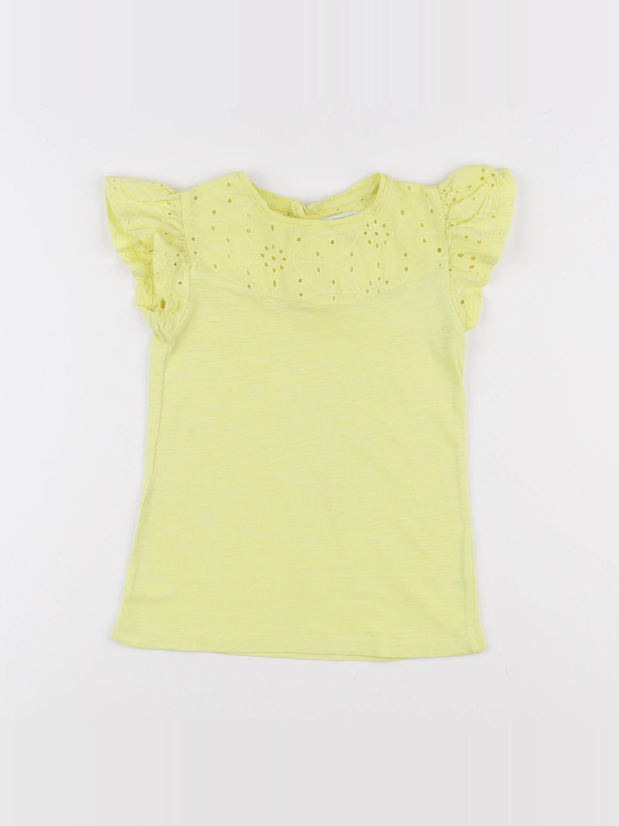 Vertbaudet - tee-shirt jaune - 4 ans