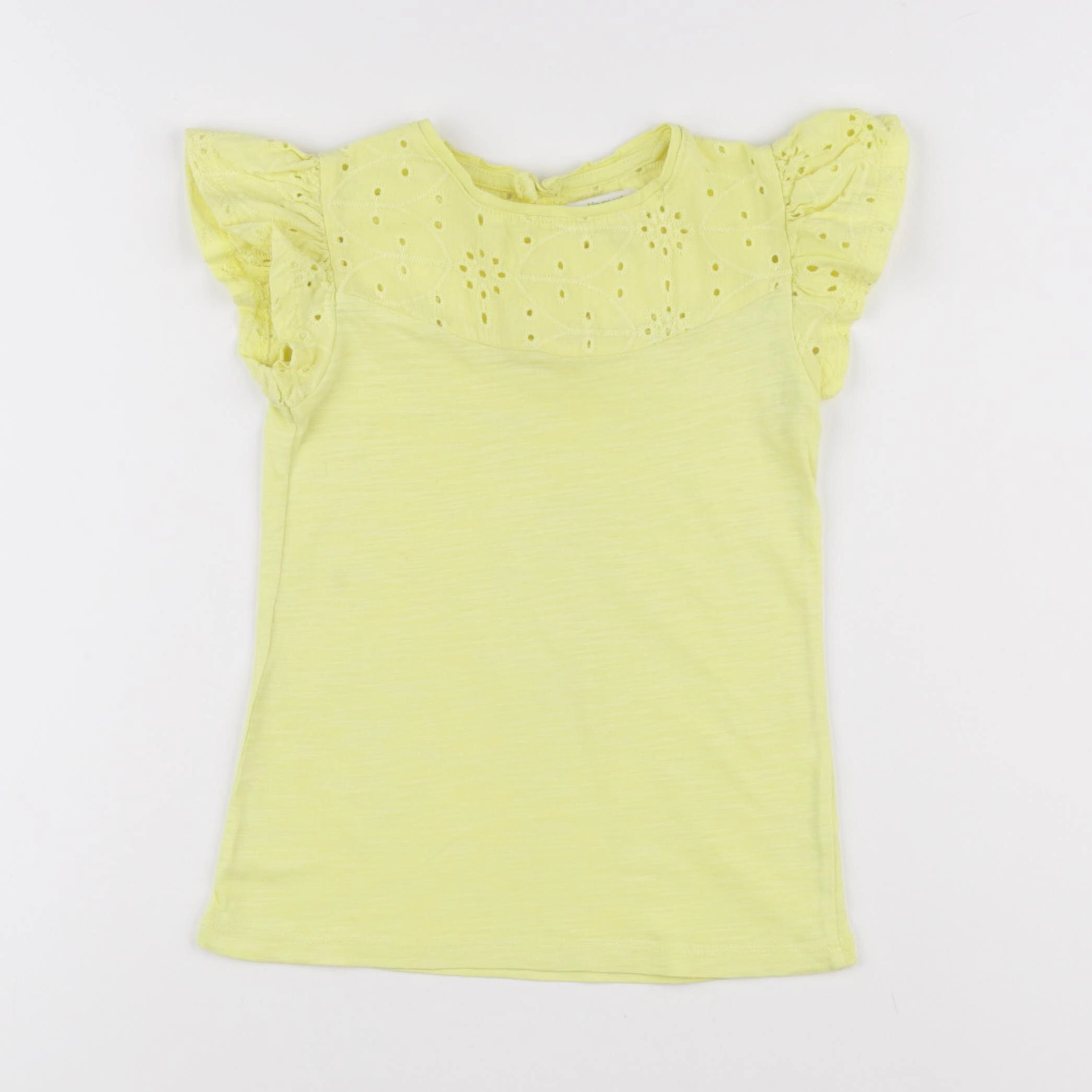 Vertbaudet - tee-shirt jaune - 4 ans
